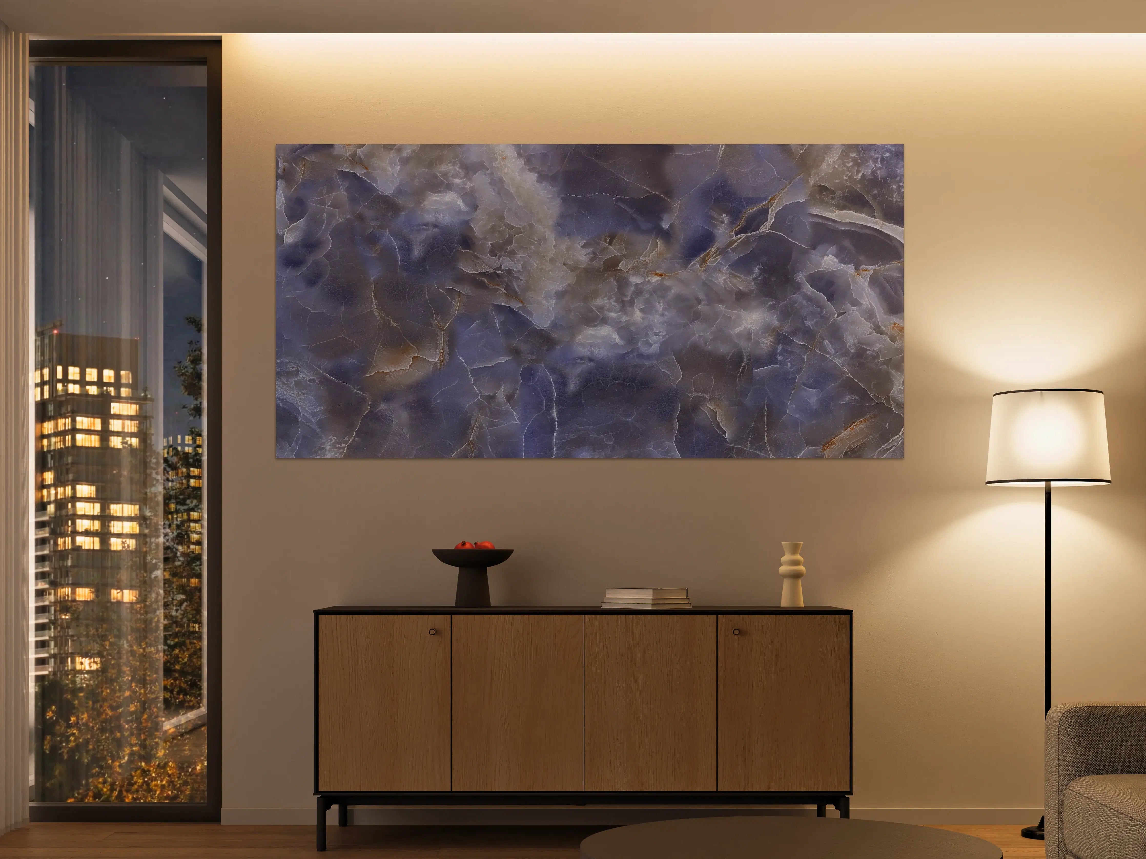 Große Wandbilder - Natürlicher Onyx-Marmor