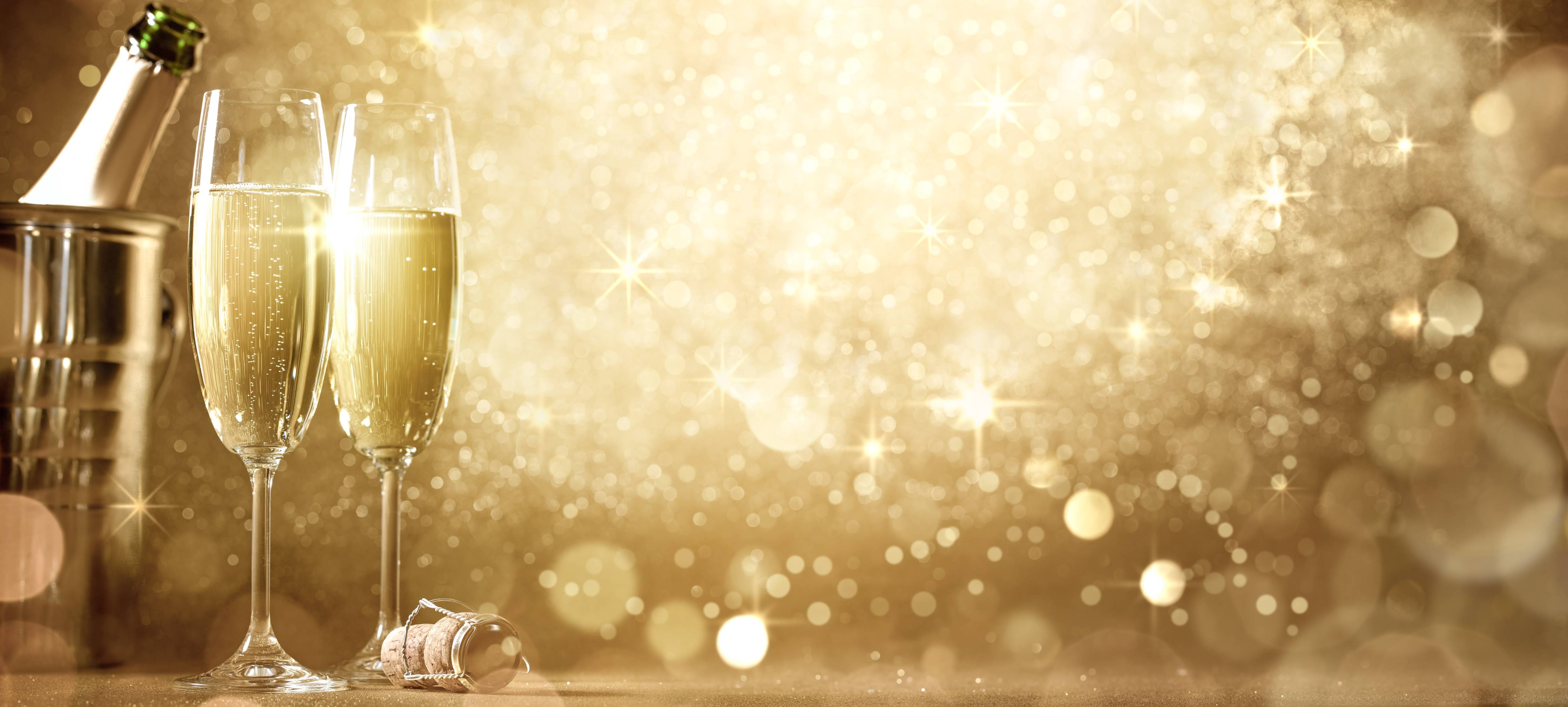 Große Wandbilder-Neujahrsfeier