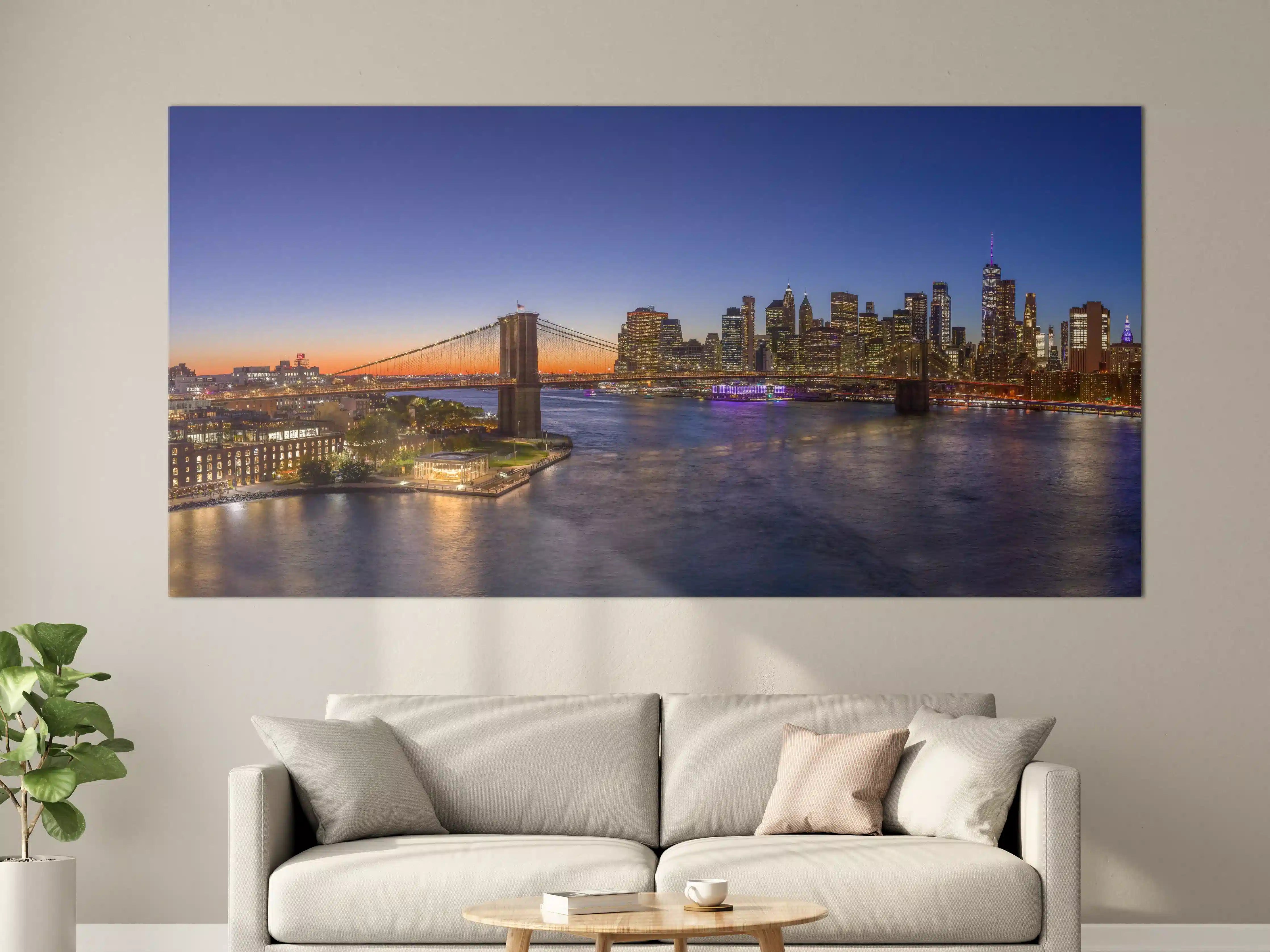 Große Wandbilder - New York City Sonnenuntergang