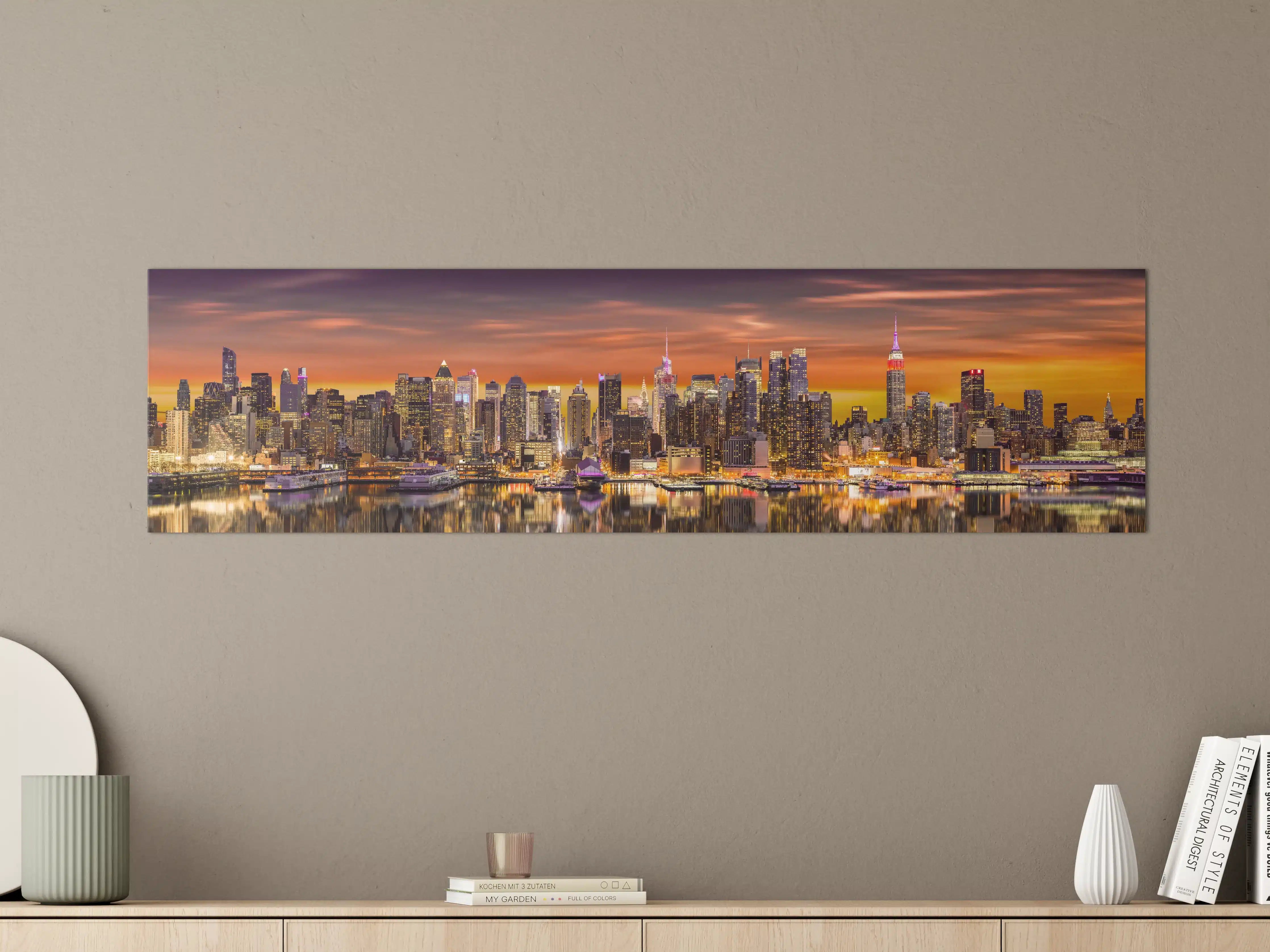 Große Wandbilder - New York Skyline Sonnenuntergang