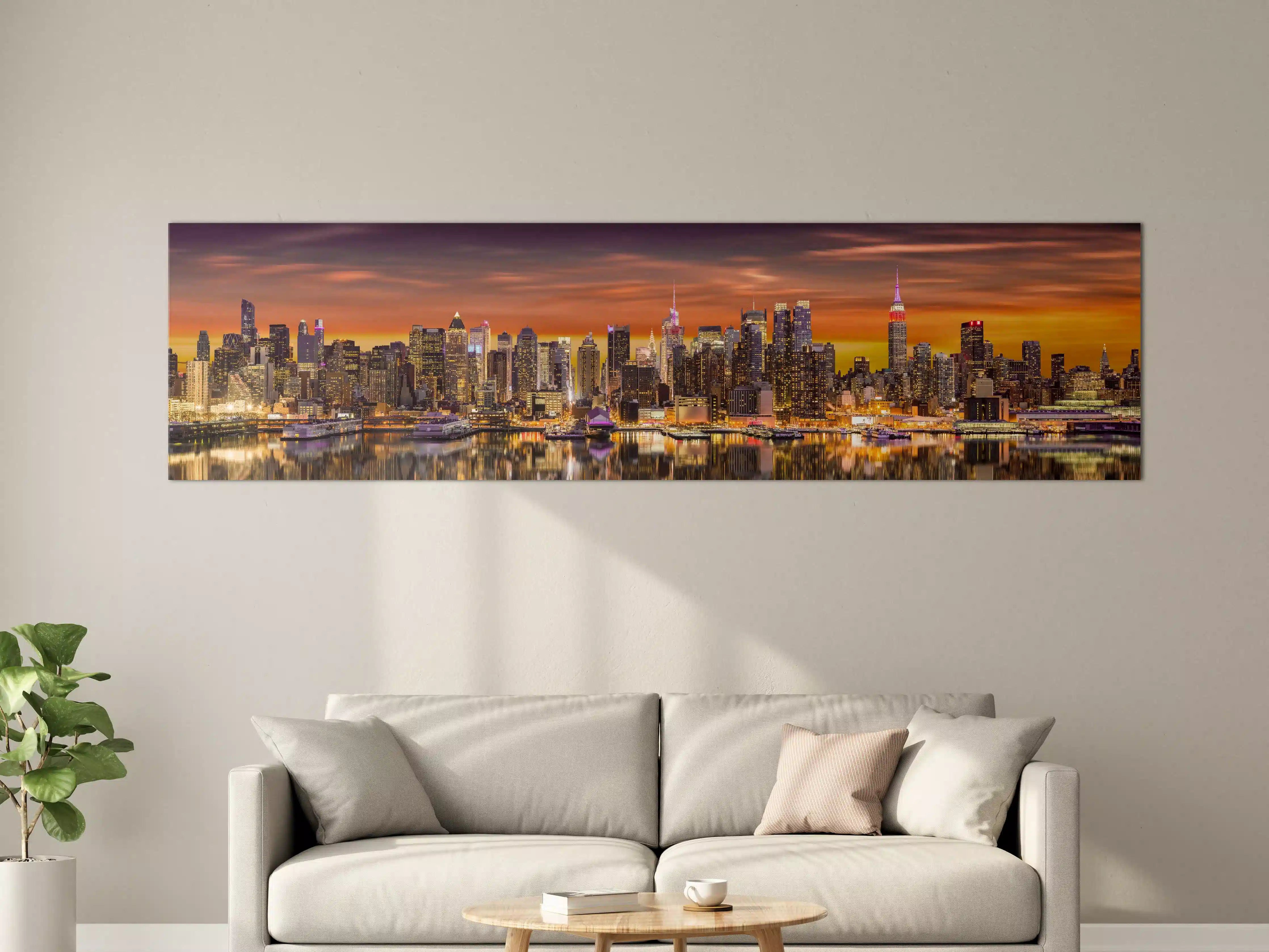 Große Wandbilder - New York Skyline Sonnenuntergang