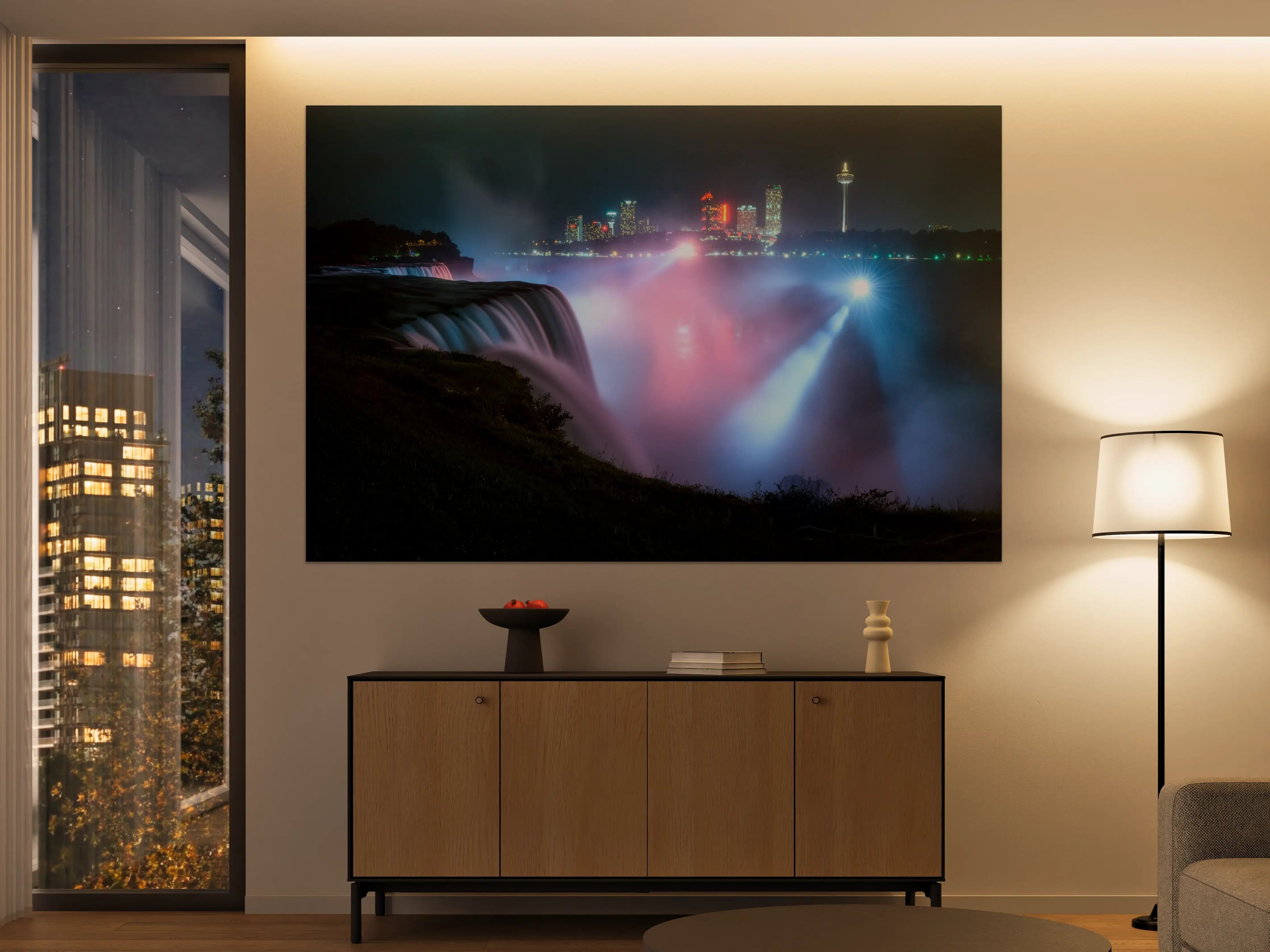 Große Wandbilder - Niagarafälle bei Nacht