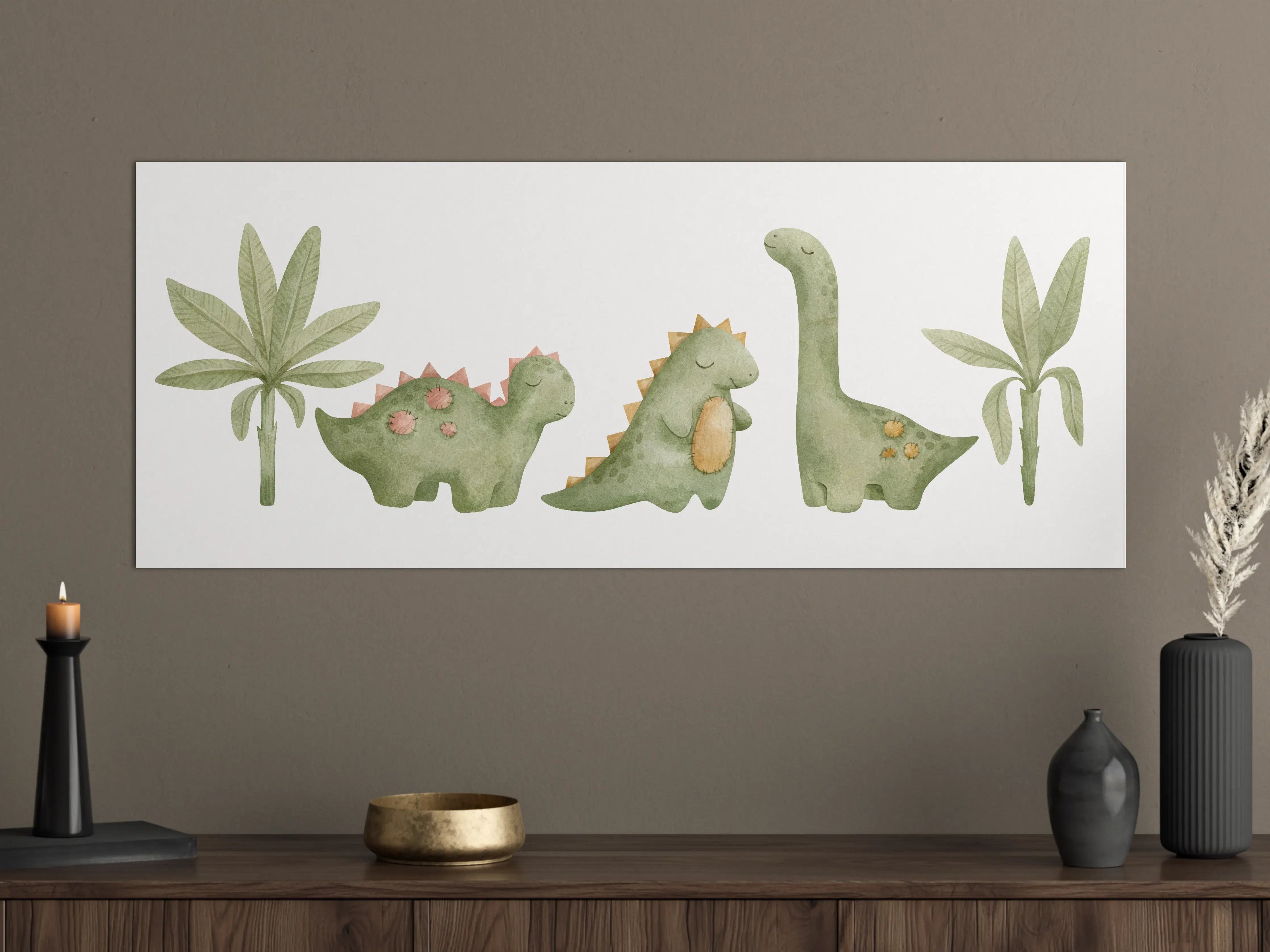 Große Wandbilder - Niedliche Dinosaurier