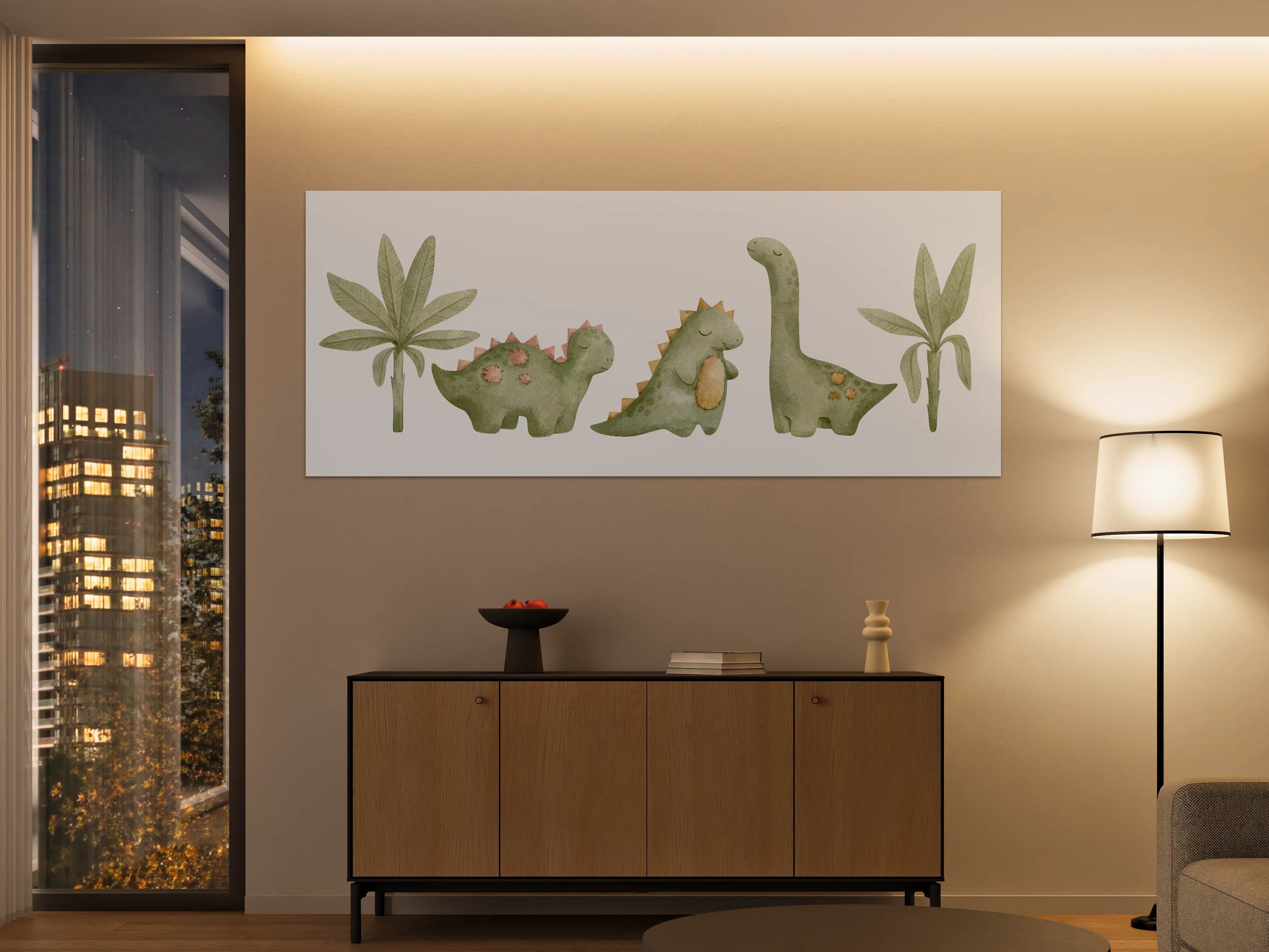 Große Wandbilder - Niedliche Dinosaurier