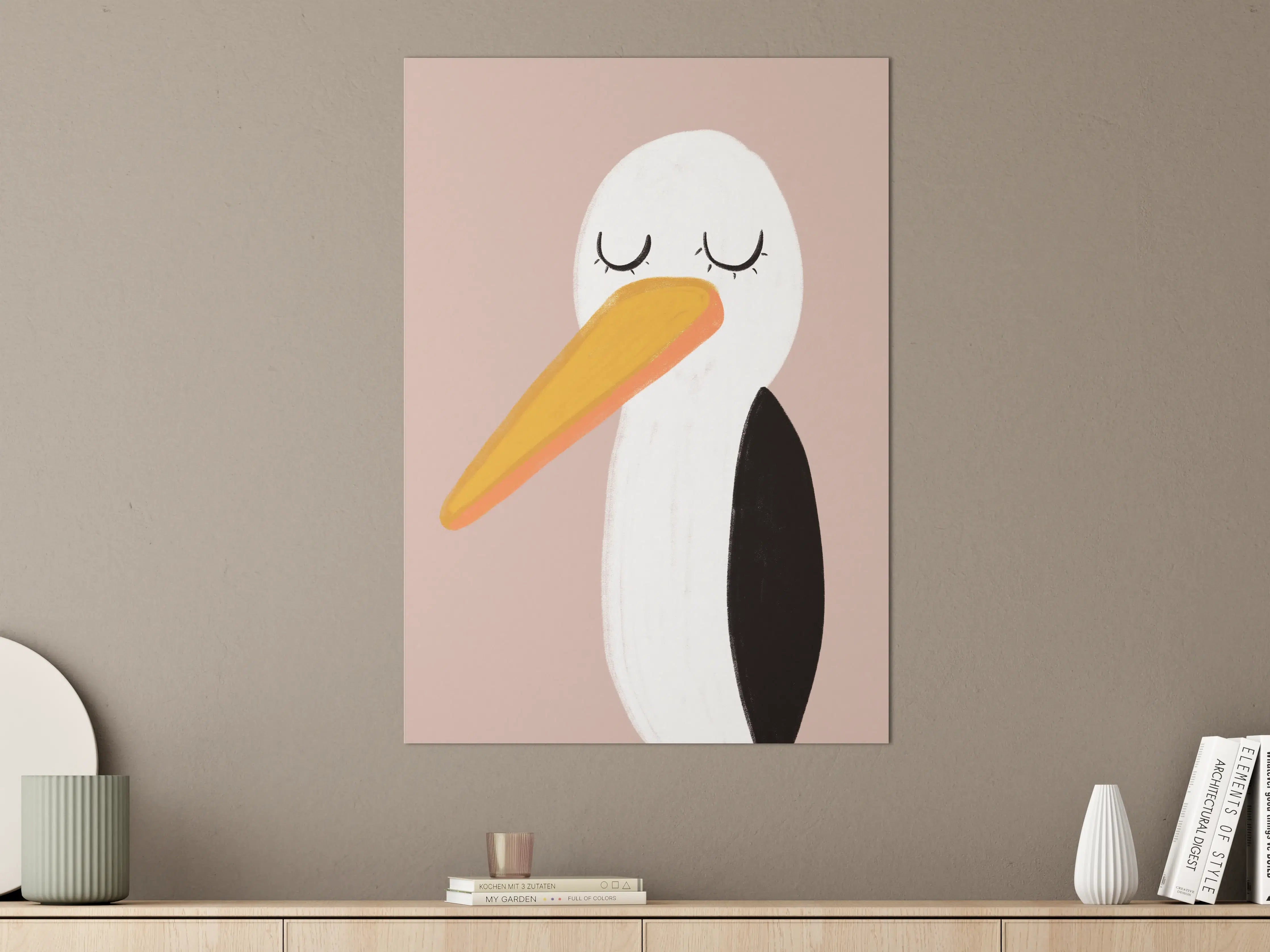 Große Wandbilder - Niedliches Vogel-Design