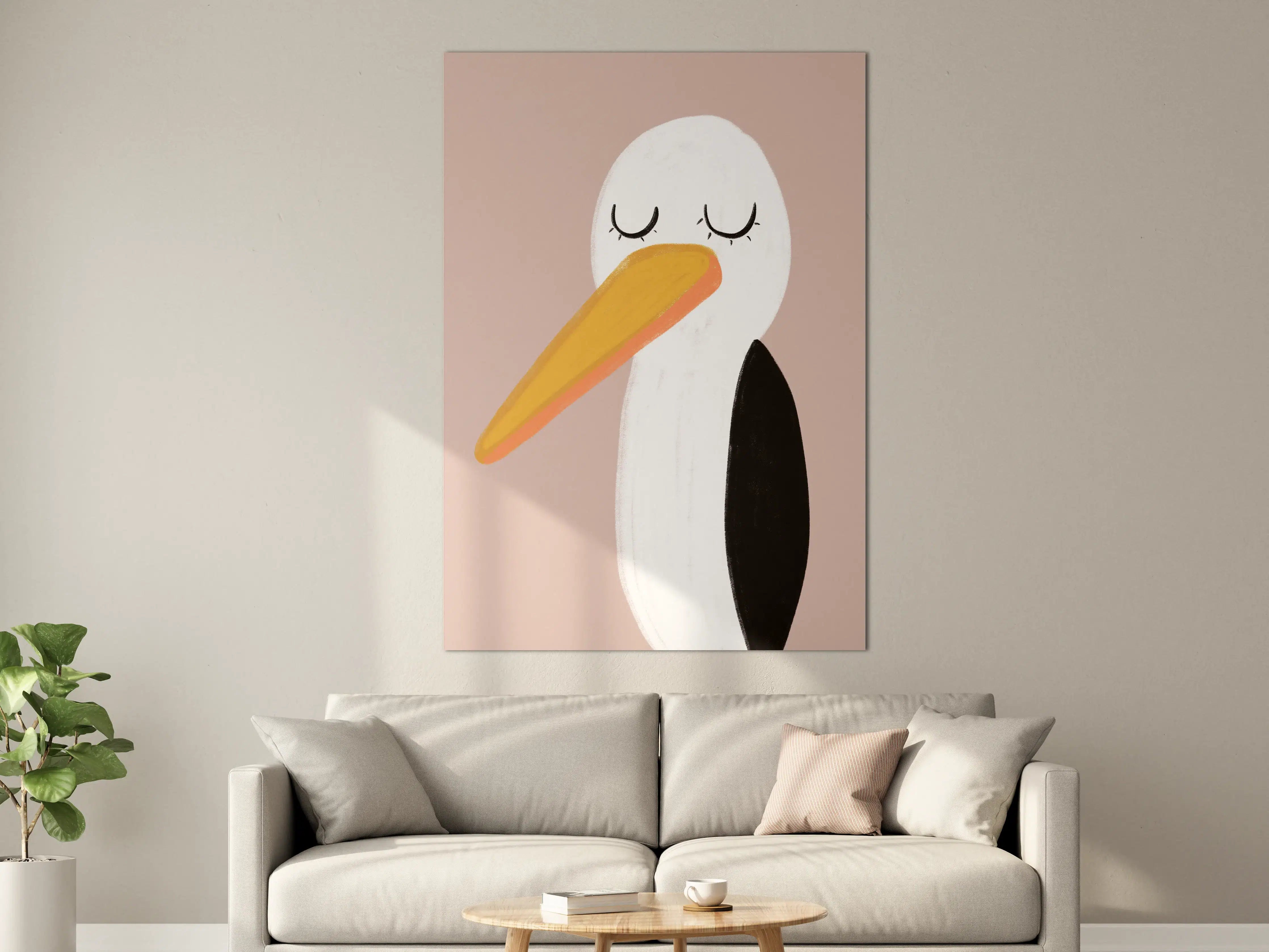 Große Wandbilder - Niedliches Vogel-Design