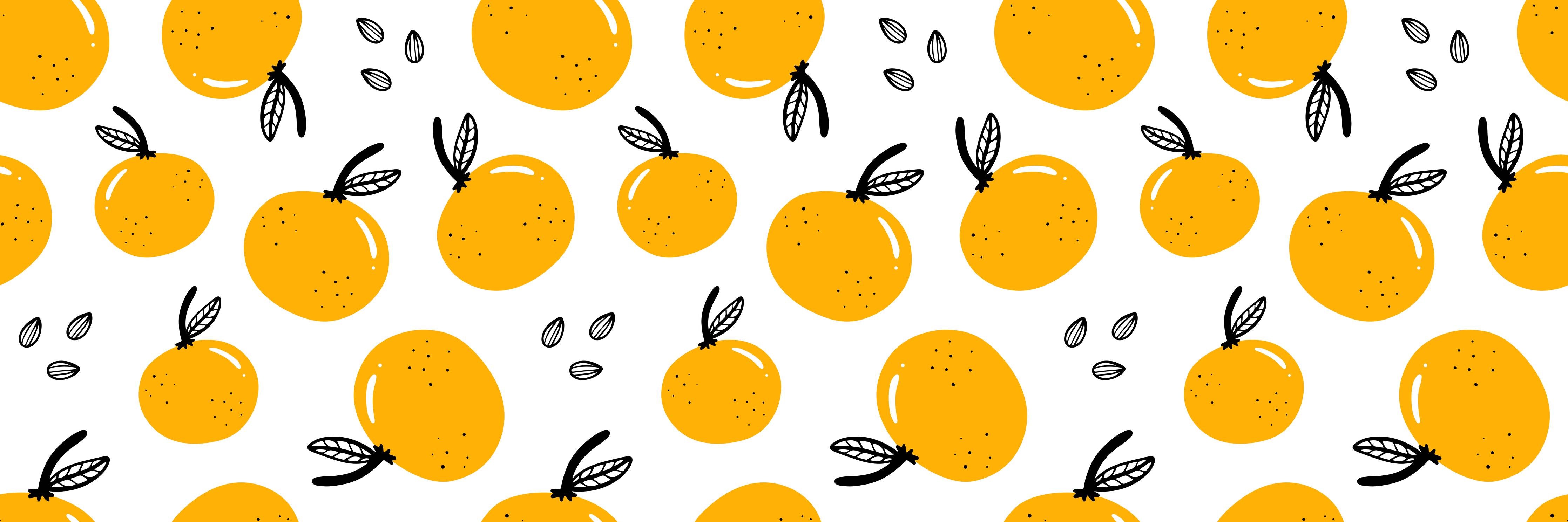 Große Wandbilder-Orange Drops Citrus-Muster