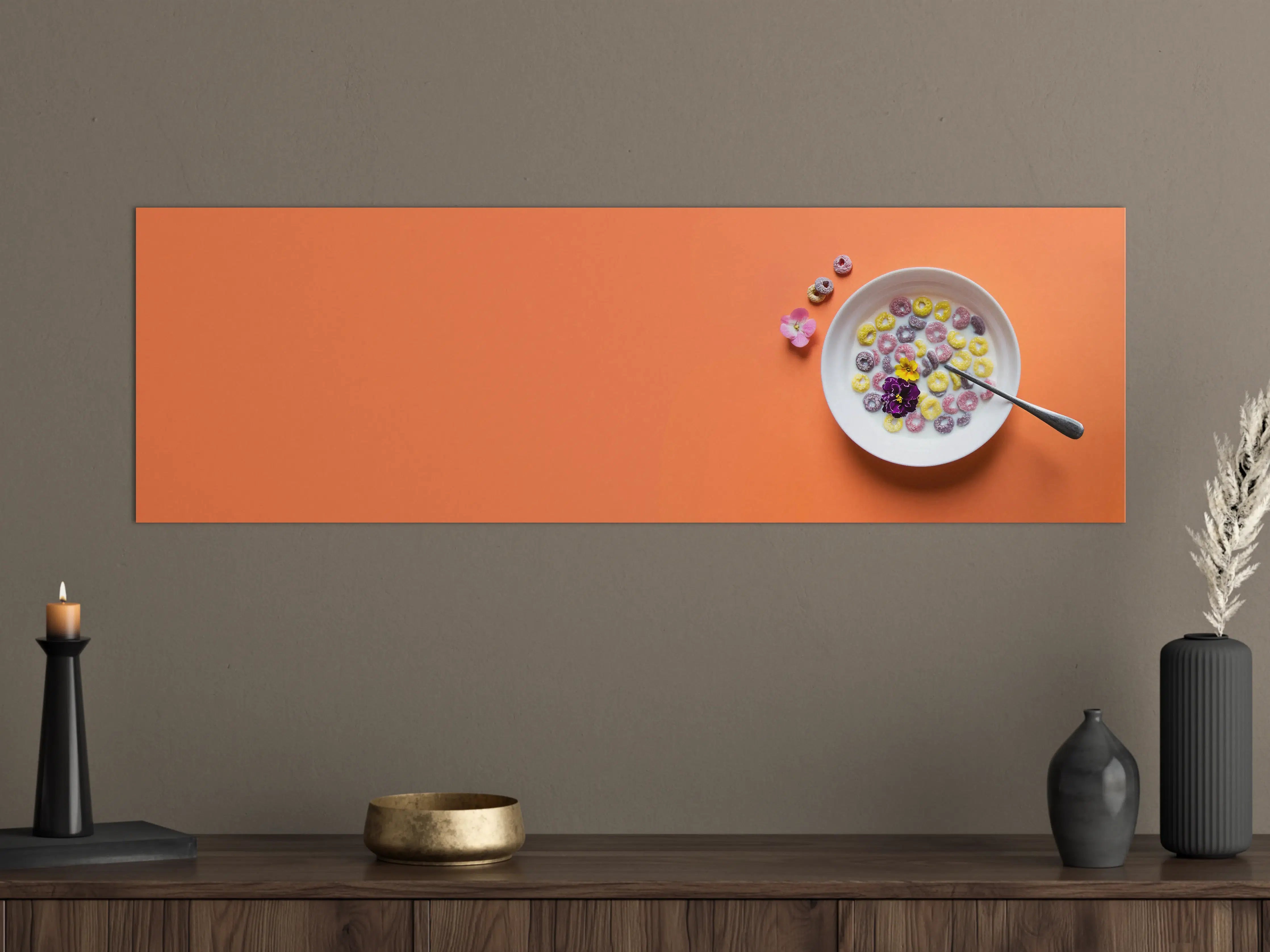 Große Wandbilder - Orange Frühstücks-Bowl