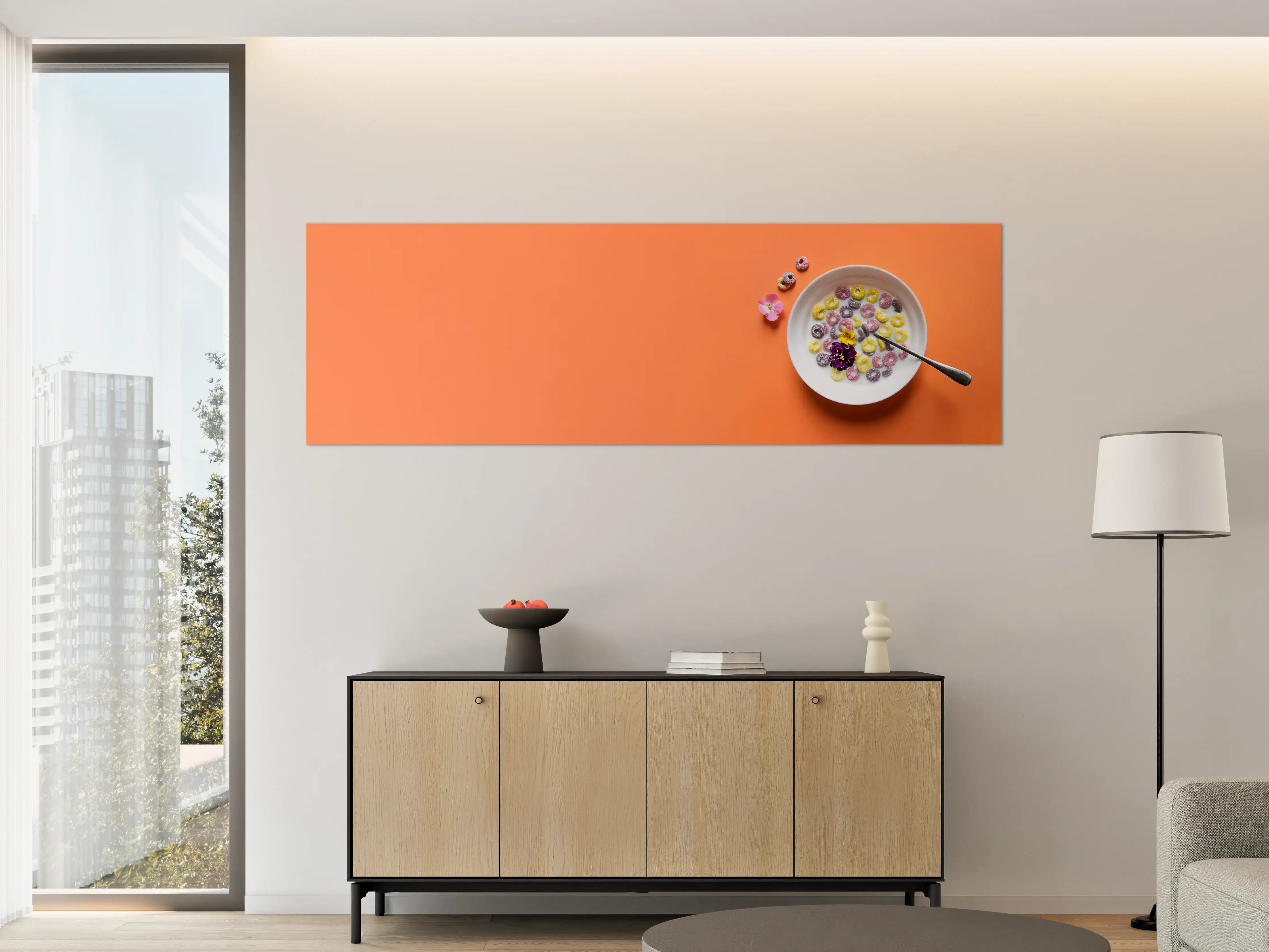 Große Wandbilder - Orange Frühstücks-Bowl