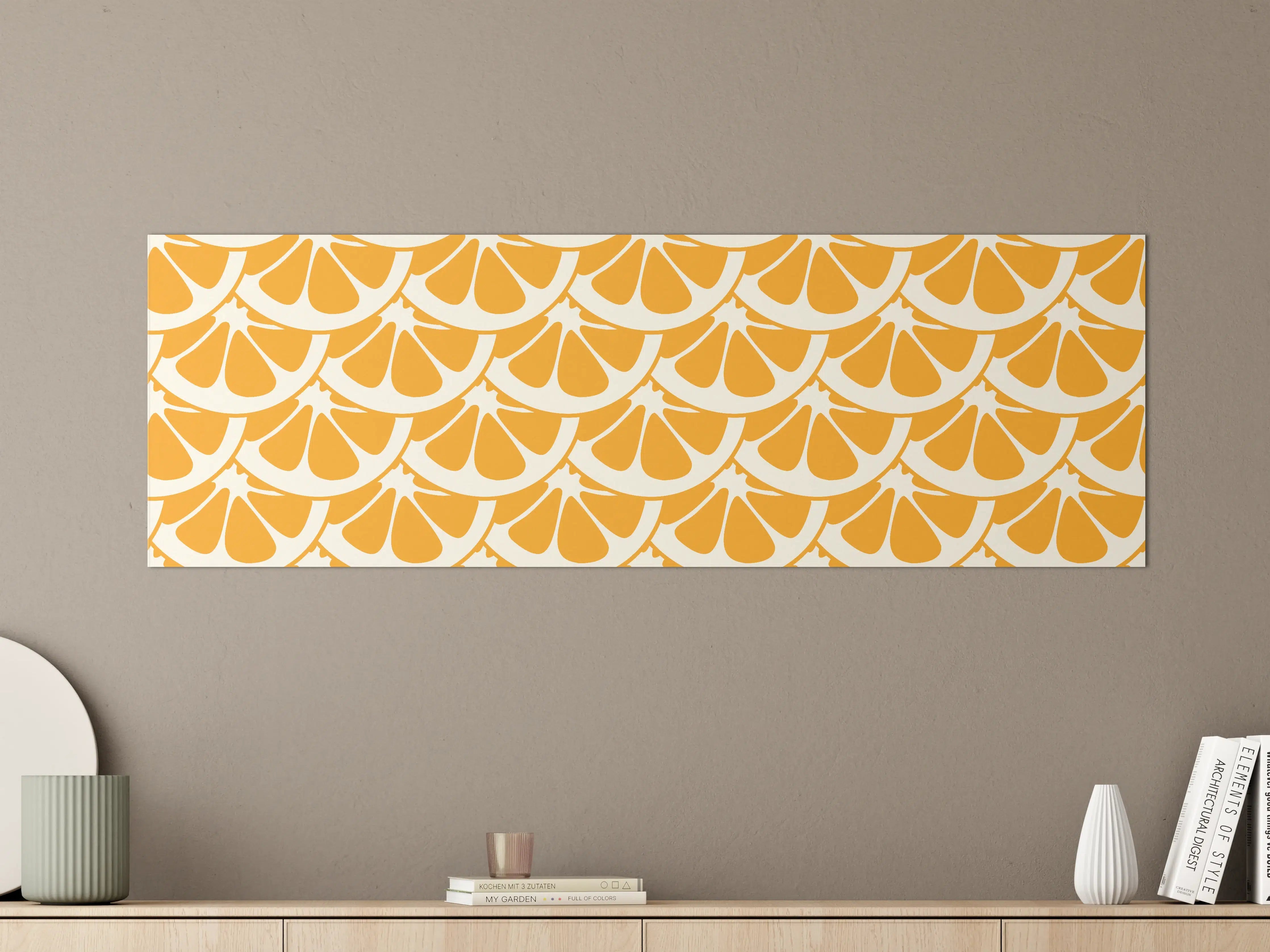 Große Wandbilder - Orange Zitrus-Küchenrückwand