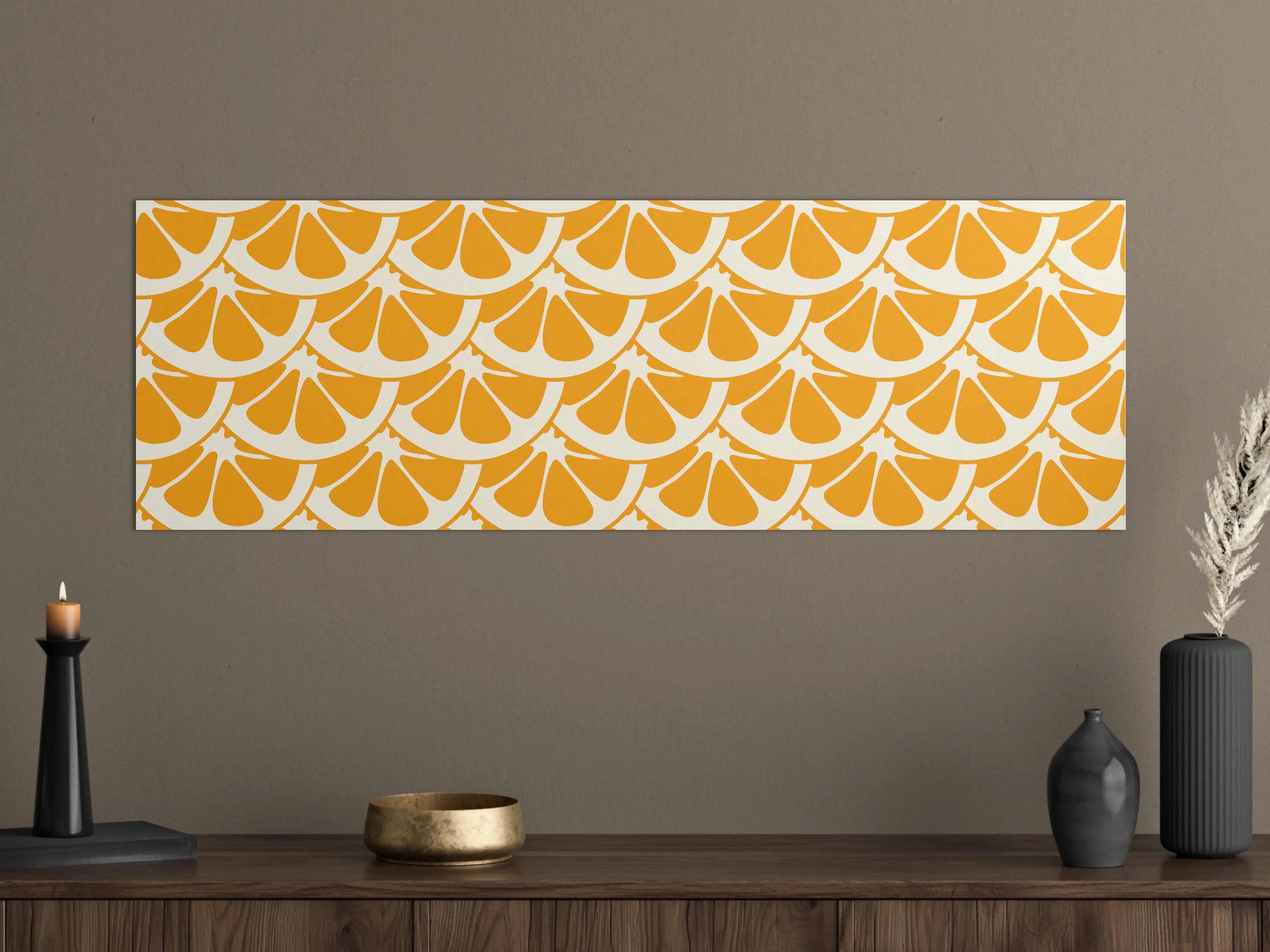 Große Wandbilder - Orange Zitrus-Küchenrückwand