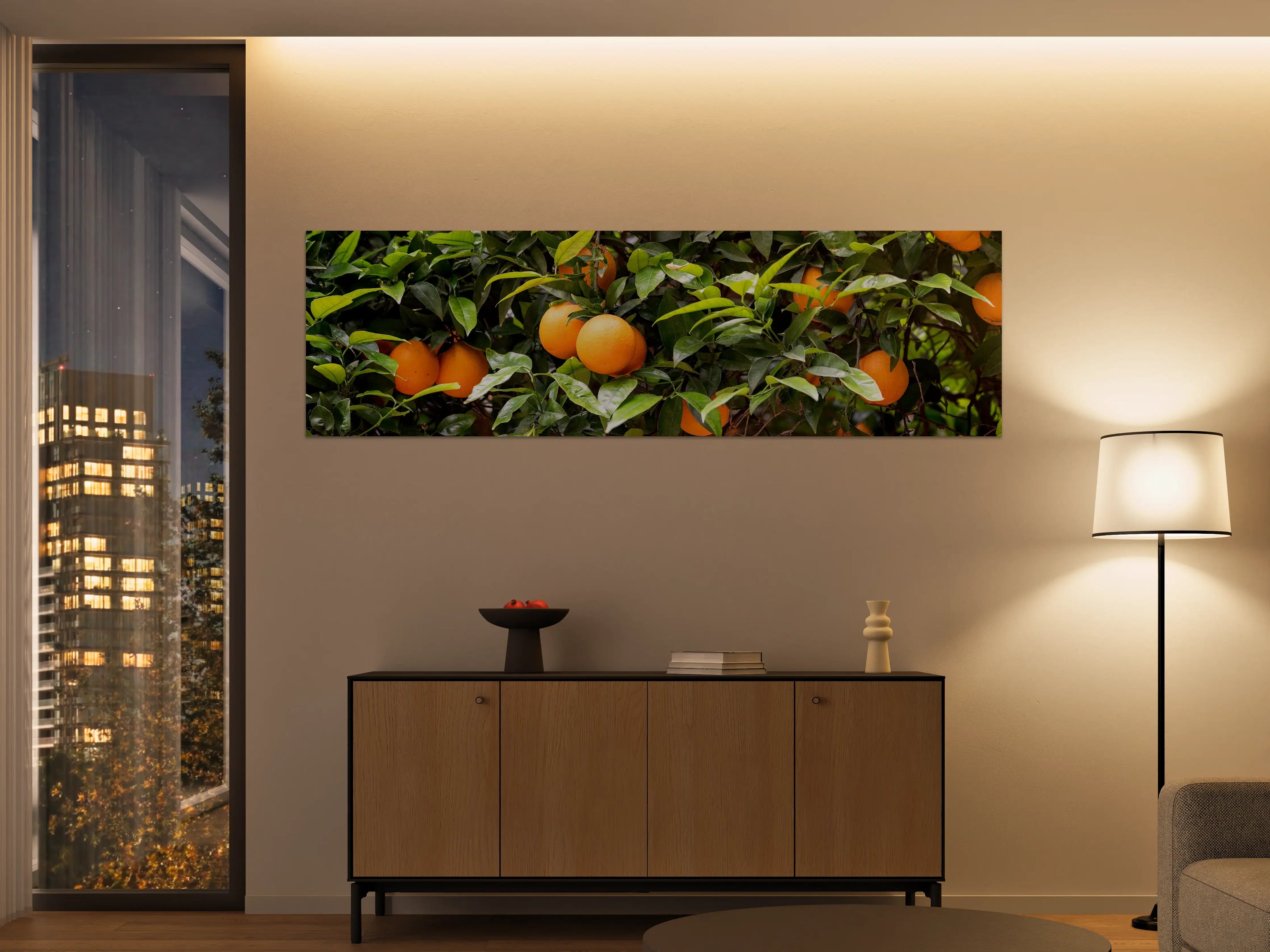 Große Wandbilder - Orangen im Zwinskygarten