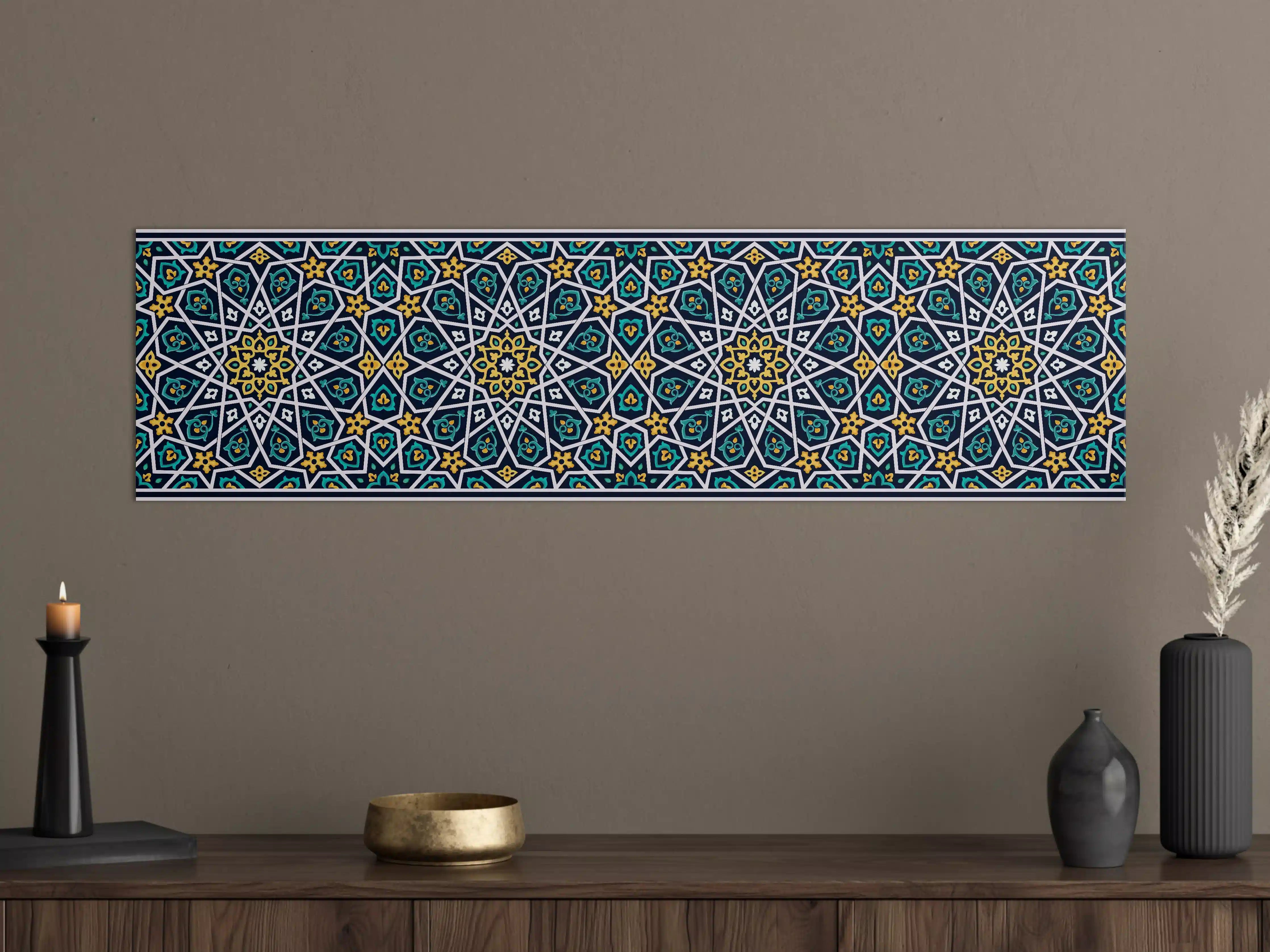 Große Wandbilder - Orientalische Sternstruktur