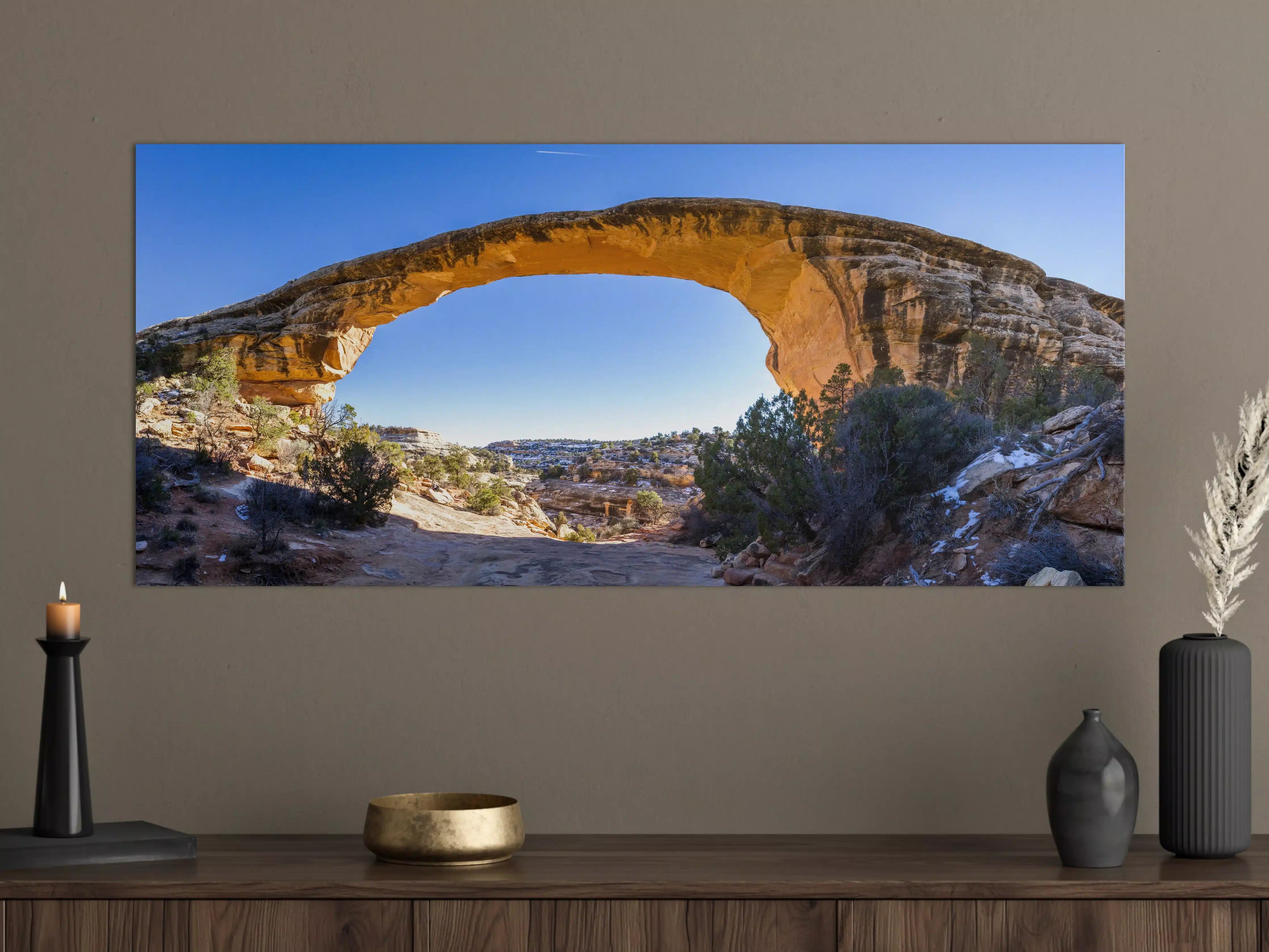 Große Wandbilder - Owachomo Naturbrücke Panorama