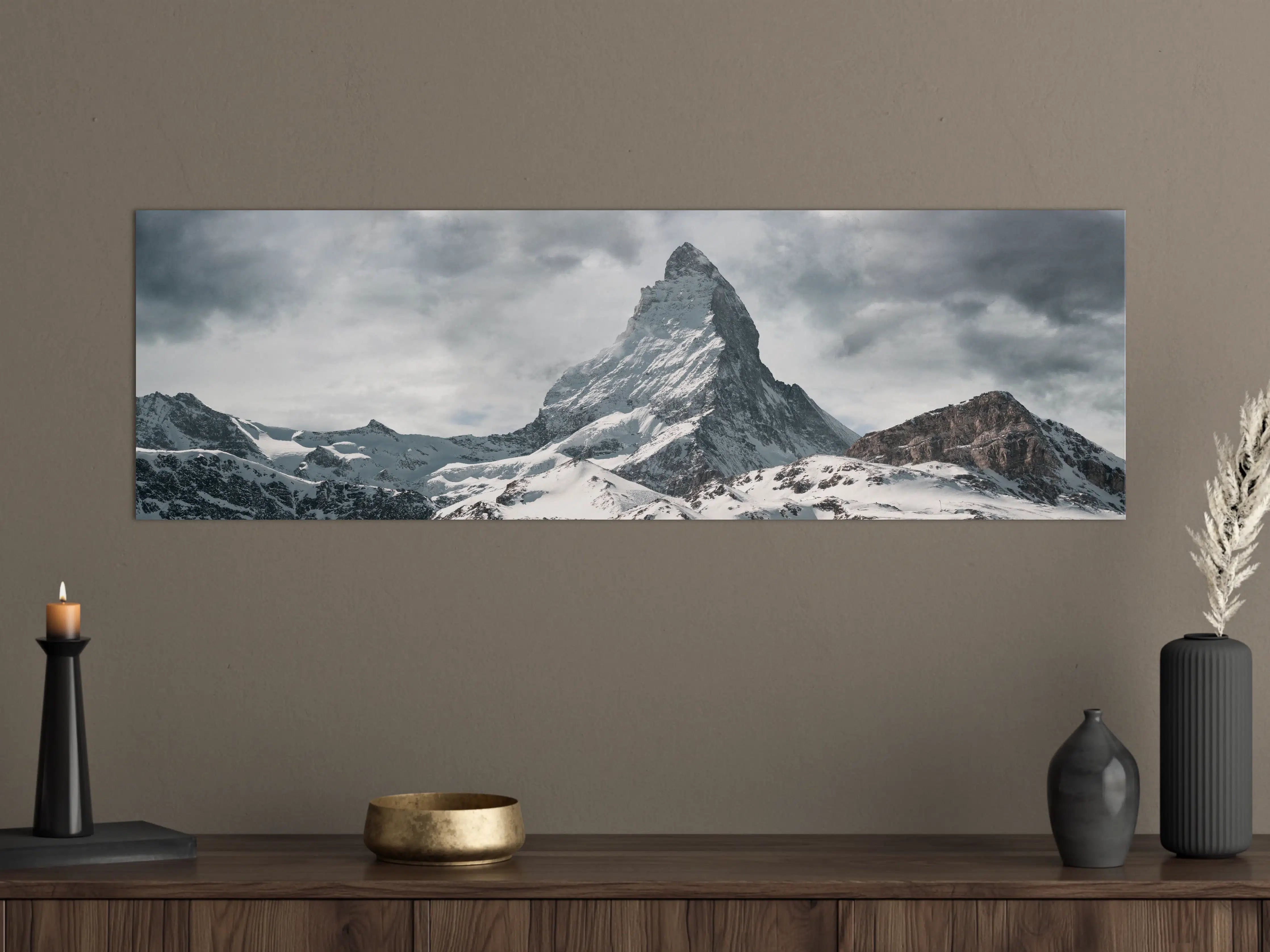 Große Wandbilder - Panorama - Majestätischer Matterhorn - Alpen