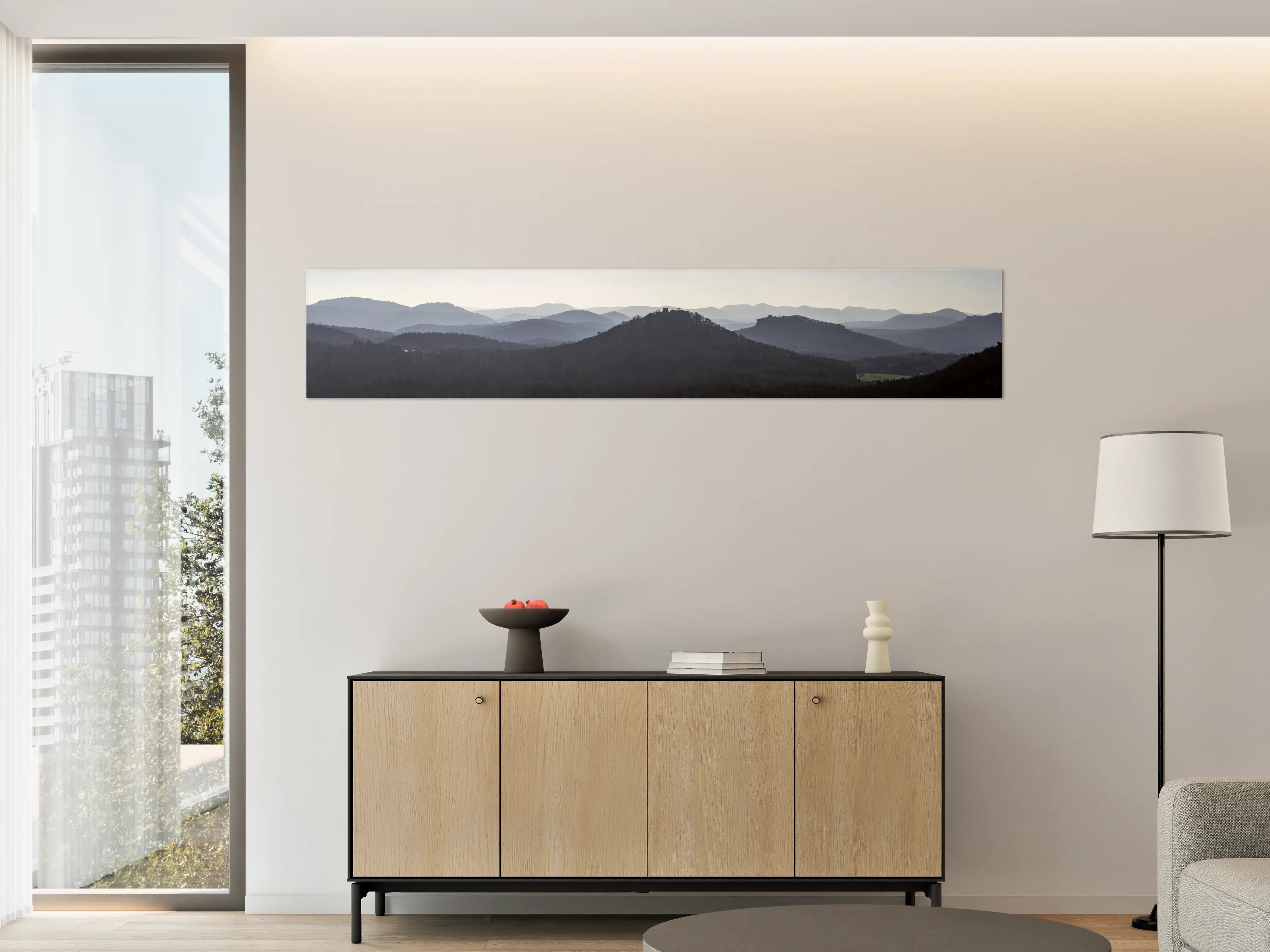 Große Wandbilder - Panorama Rötzenfels auf Burg Lindelbrunn