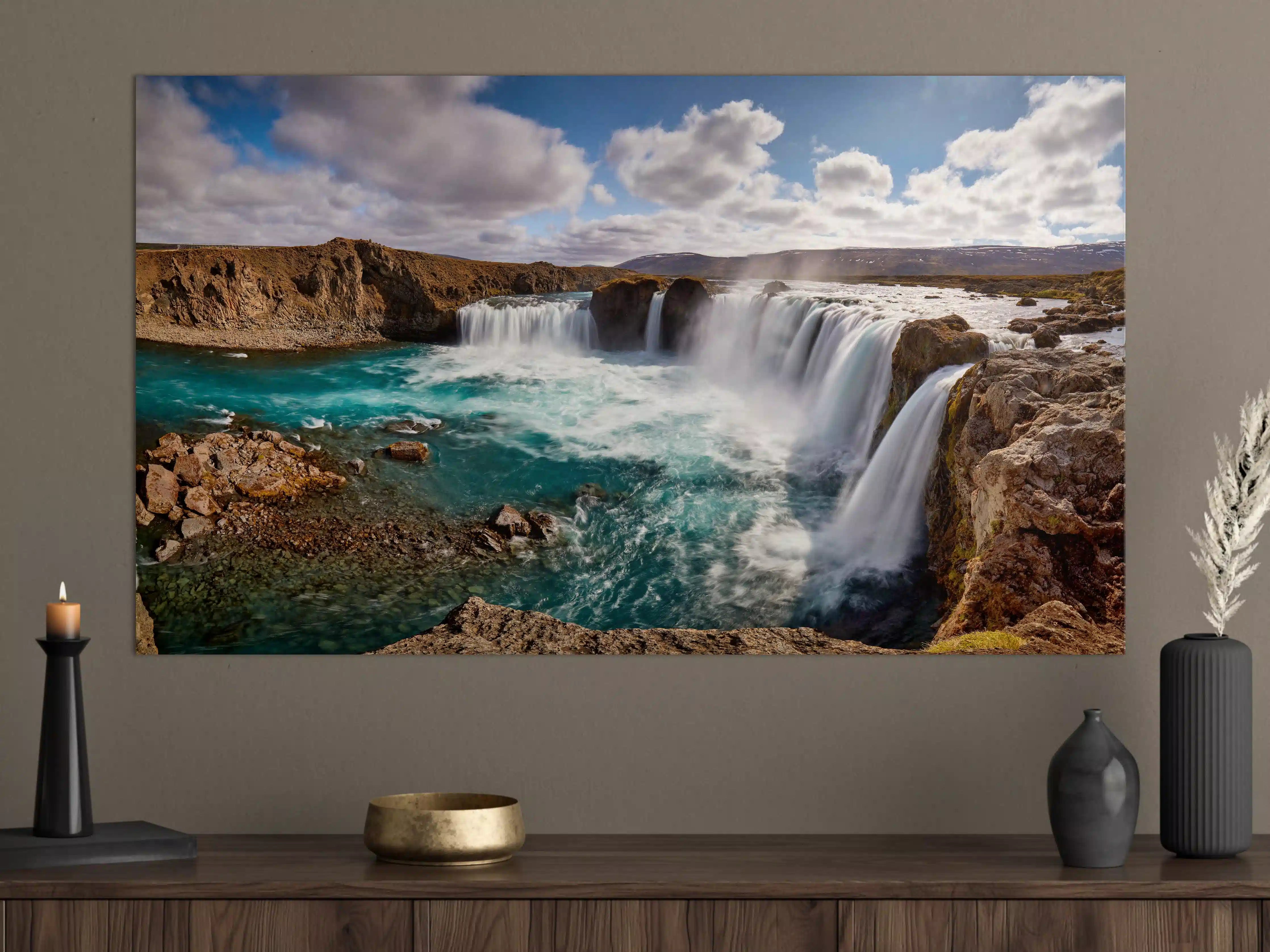 Große Wandbilder - Panorama des Goldenen Rings von Island