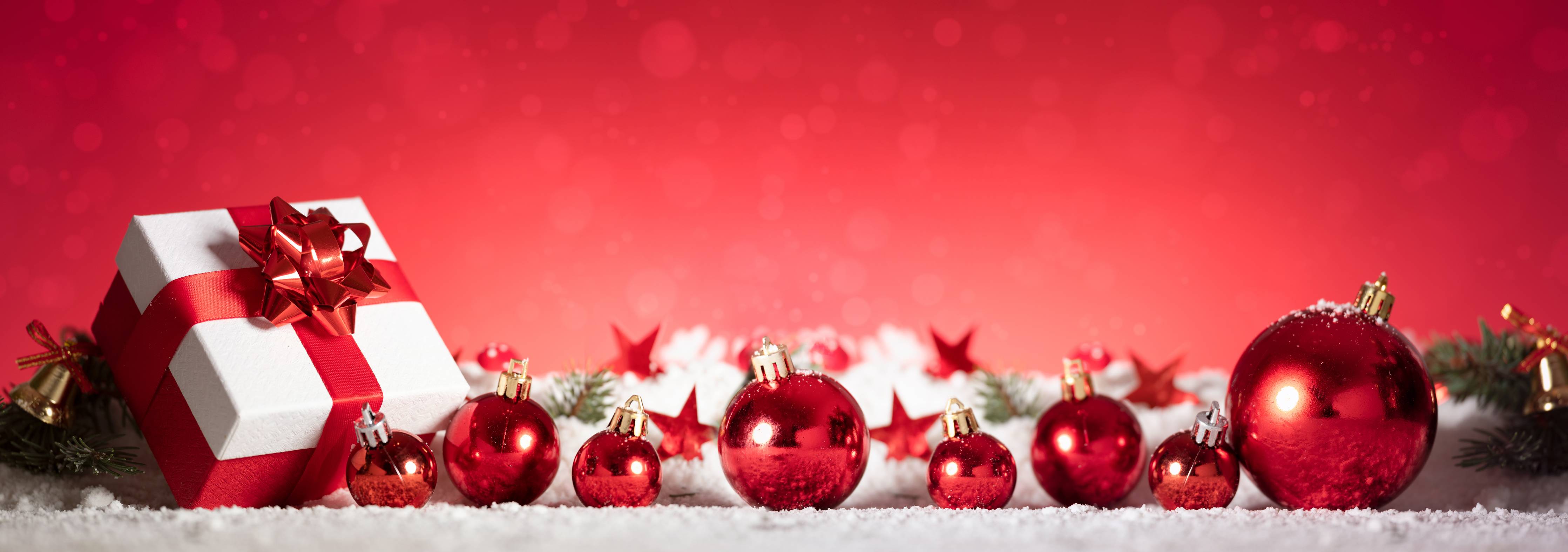 Große Wandbilder-Panoramabild von Weihnachtsdekoration