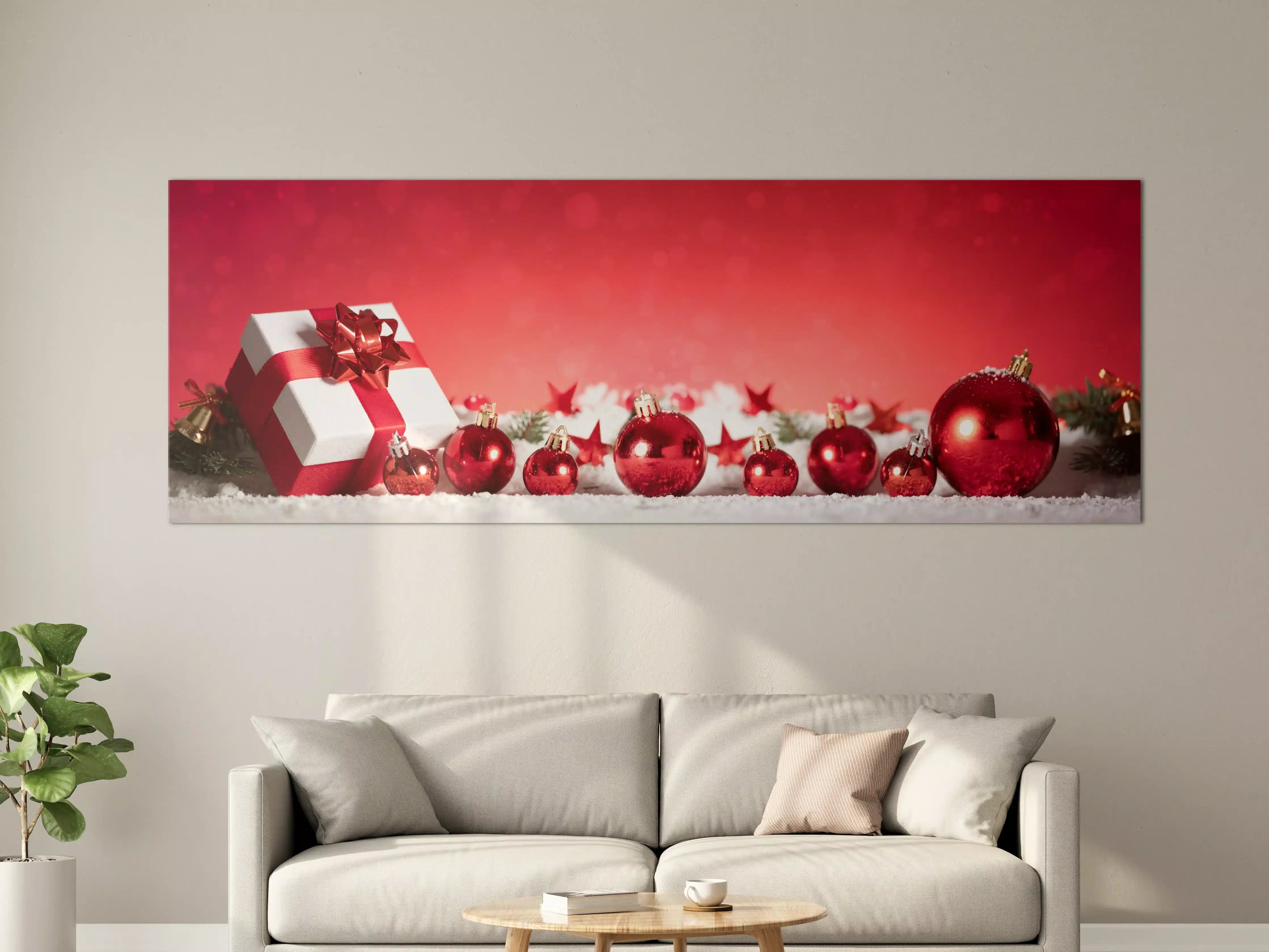 Große Wandbilder - Panoramabild von Weihnachtsdekoration