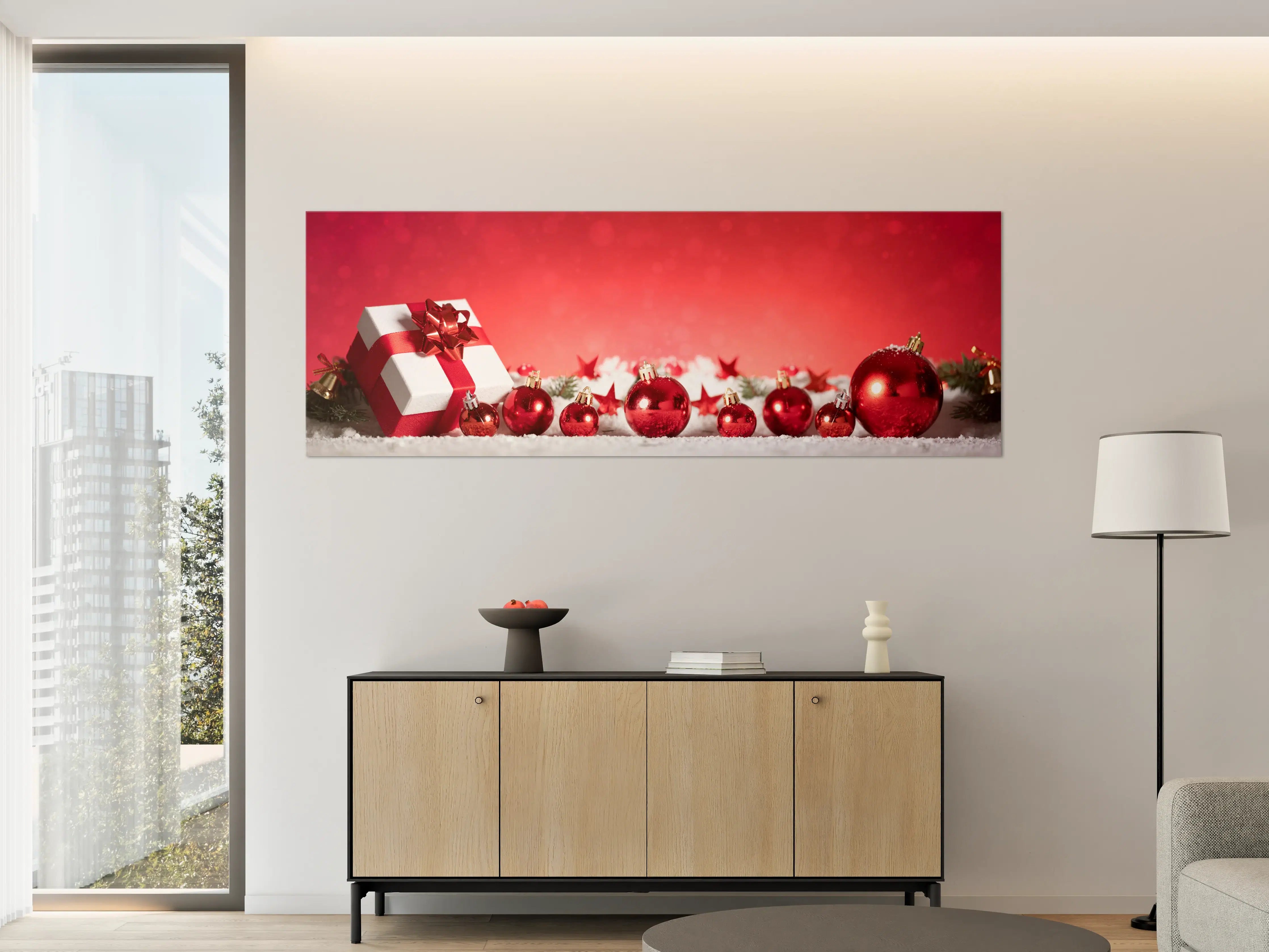 Große Wandbilder - Panoramabild von Weihnachtsdekoration