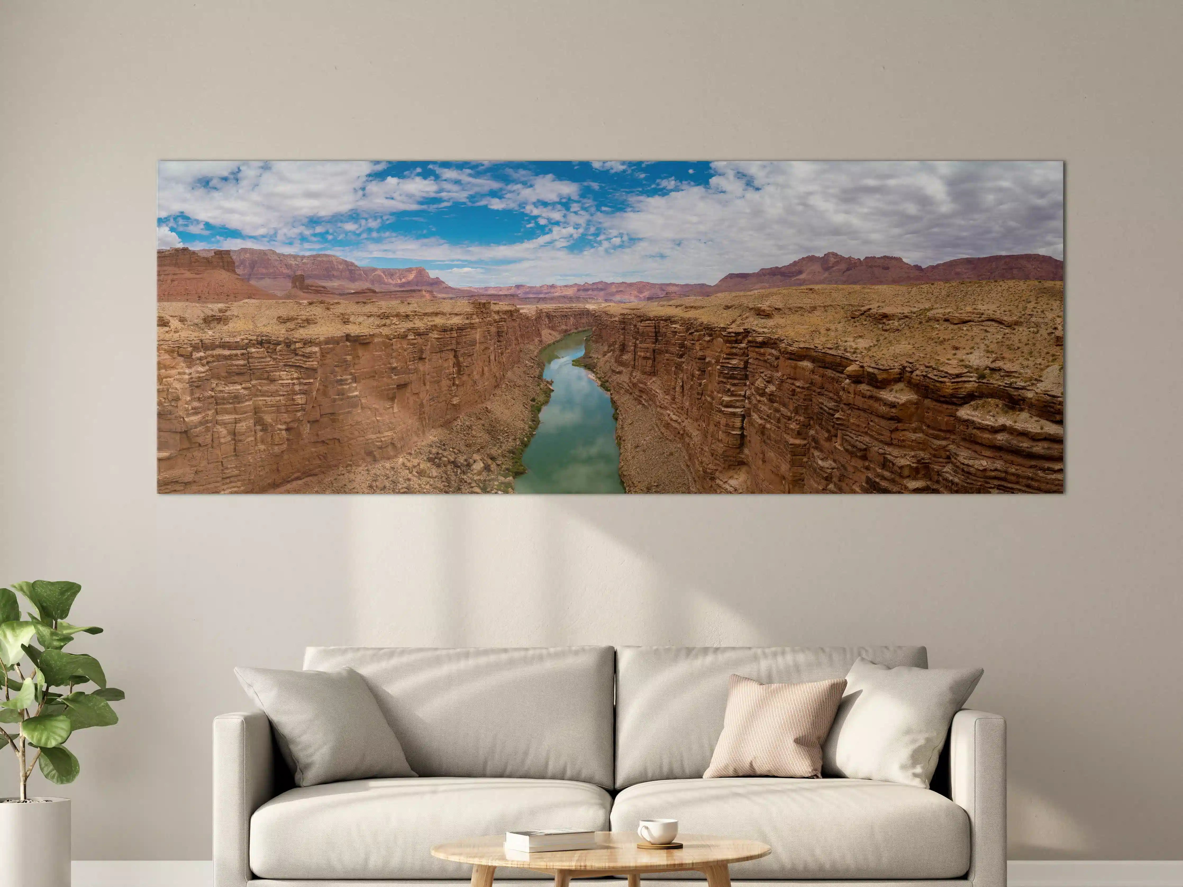 Große Wandbilder - Panoramablick auf Colorado River - USA