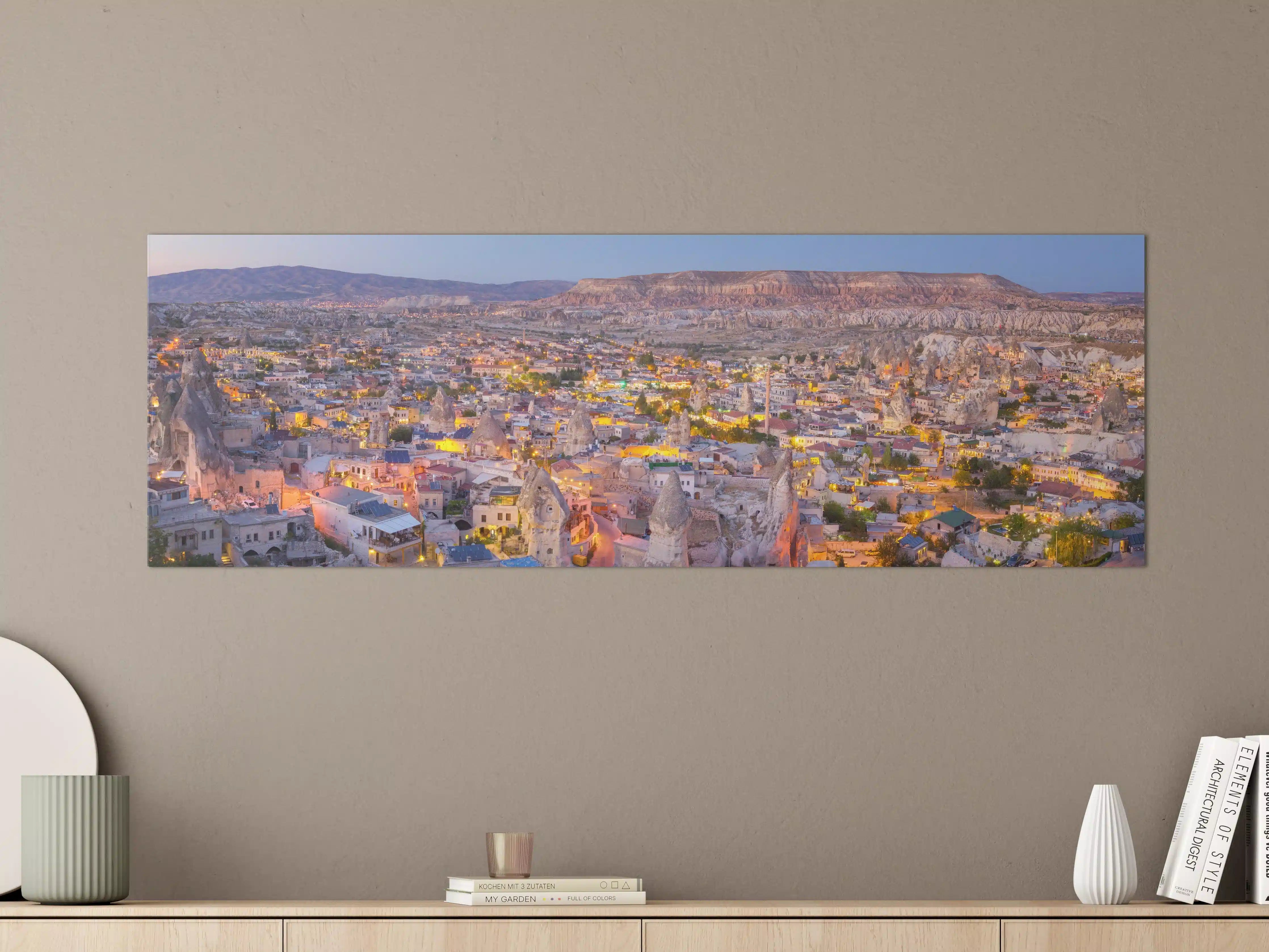 Große Wandbilder - Panoramablick auf Göreme - Kapadokien