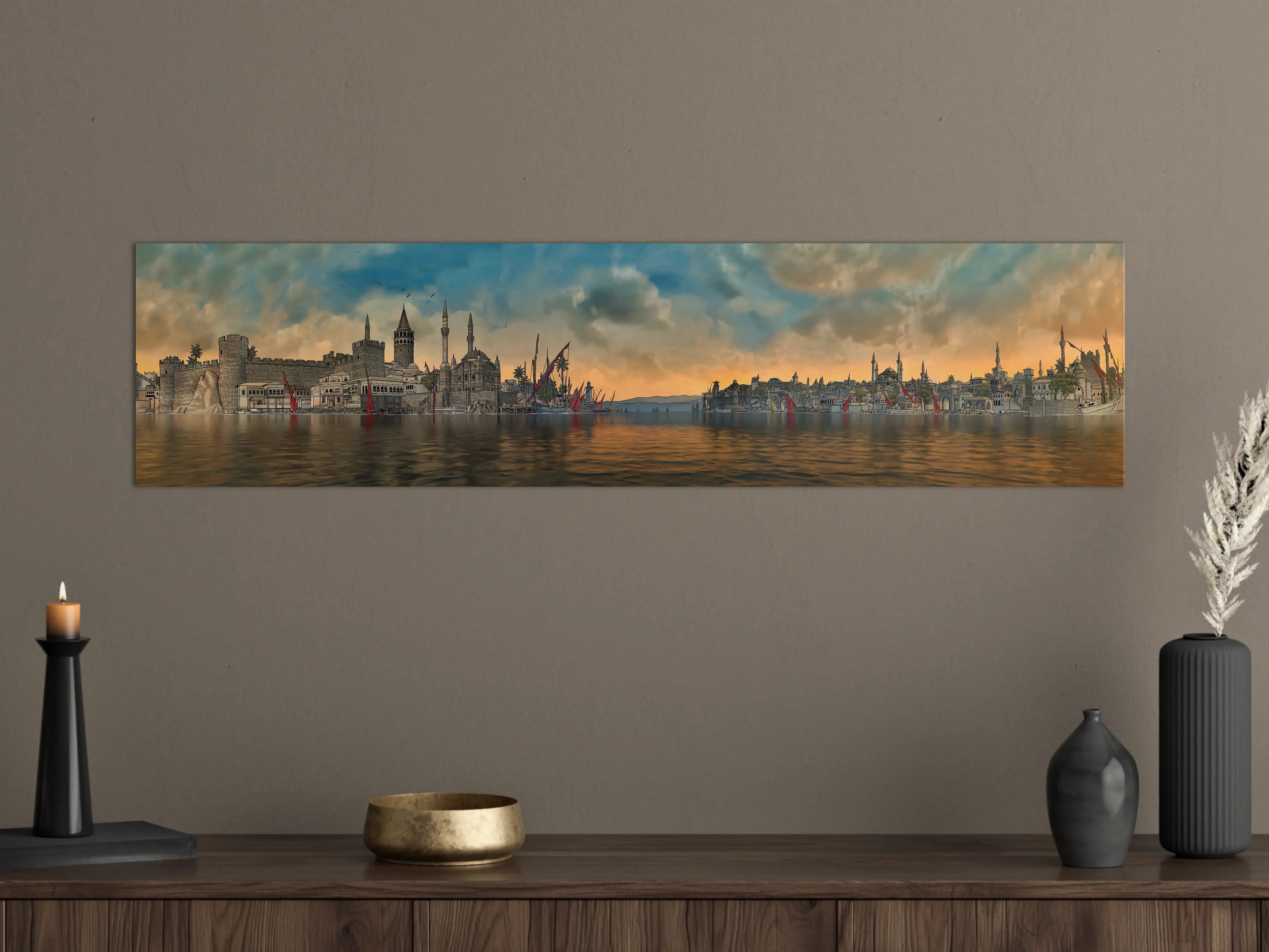 Große Wandbilder - Panoramablick auf alt-Istanbul