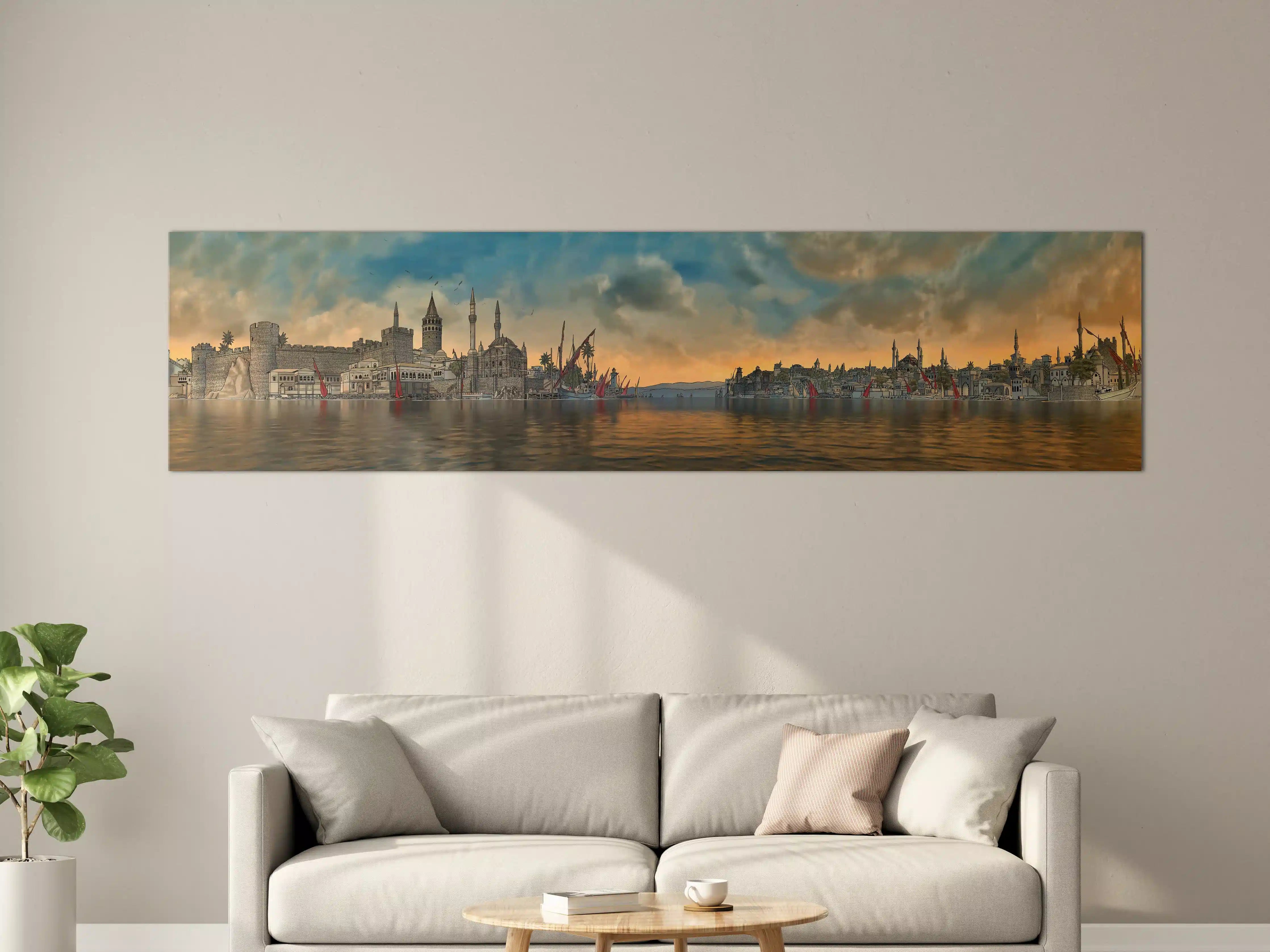 Große Wandbilder - Panoramablick auf alt-Istanbul