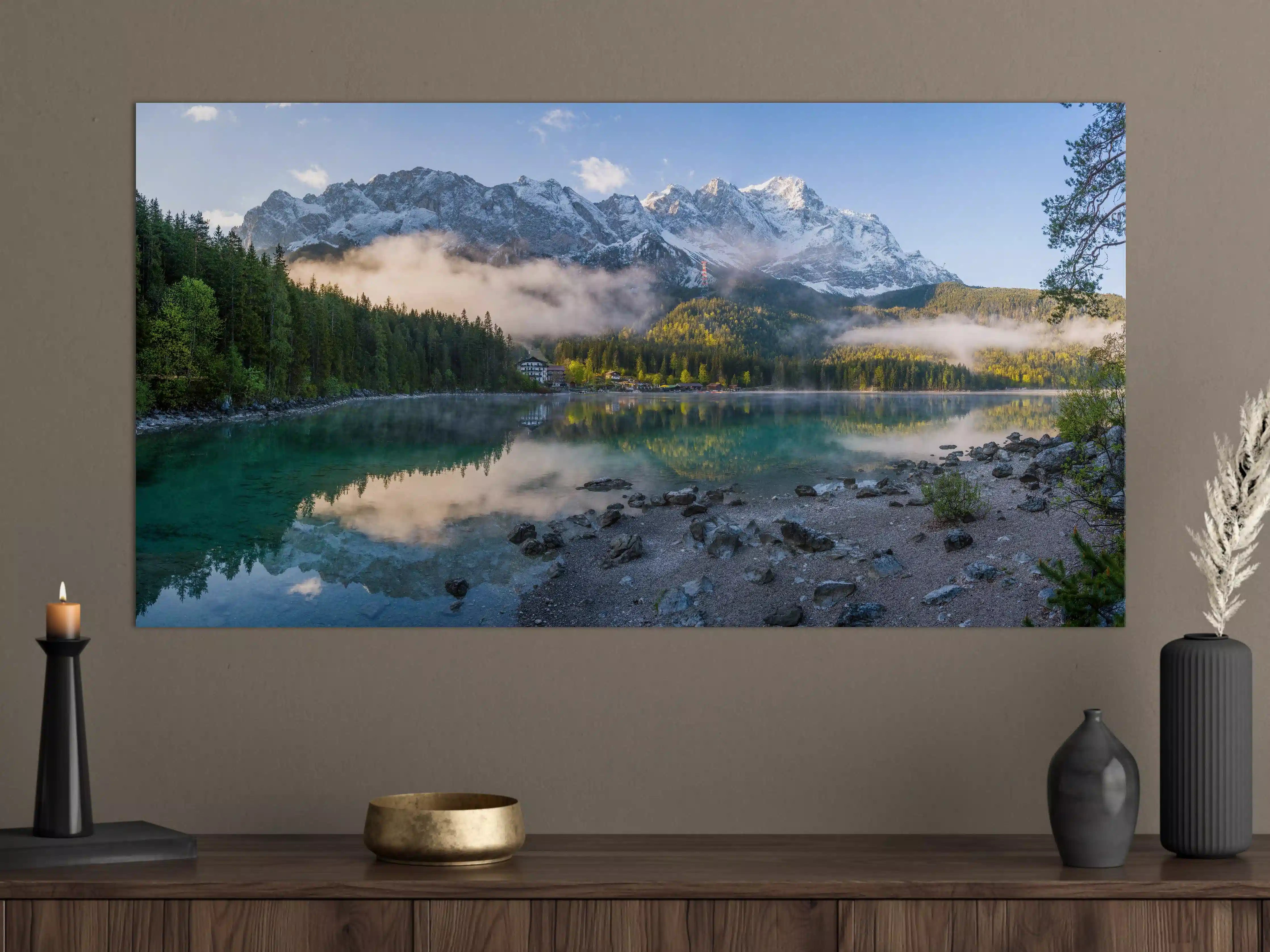 Große Wandbilder - Panoramablick auf die Zugspitze