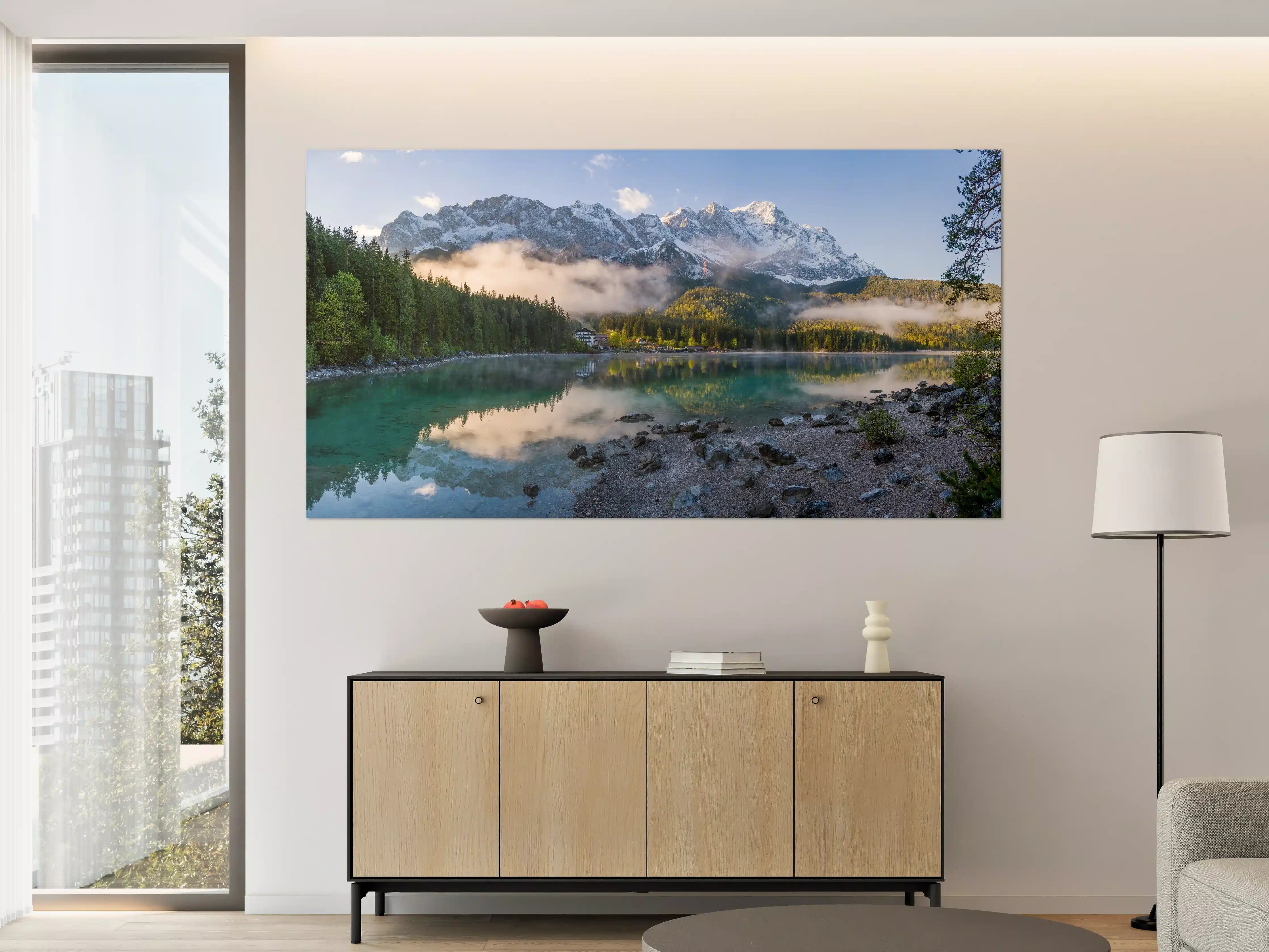 Große Wandbilder - Panoramablick auf die Zugspitze