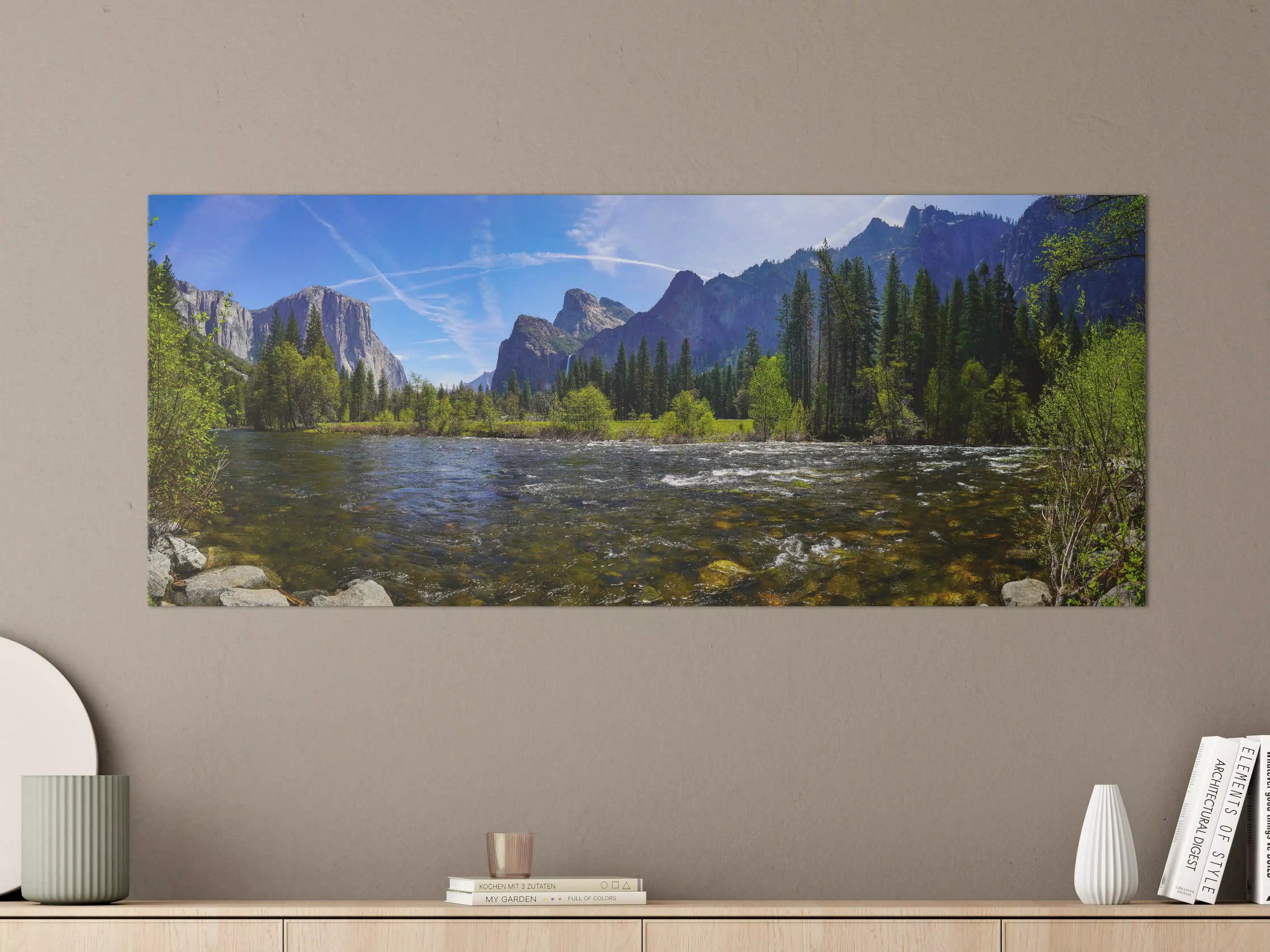 Große Wandbilder - Panoramablick im Yosemite-Nationalpark