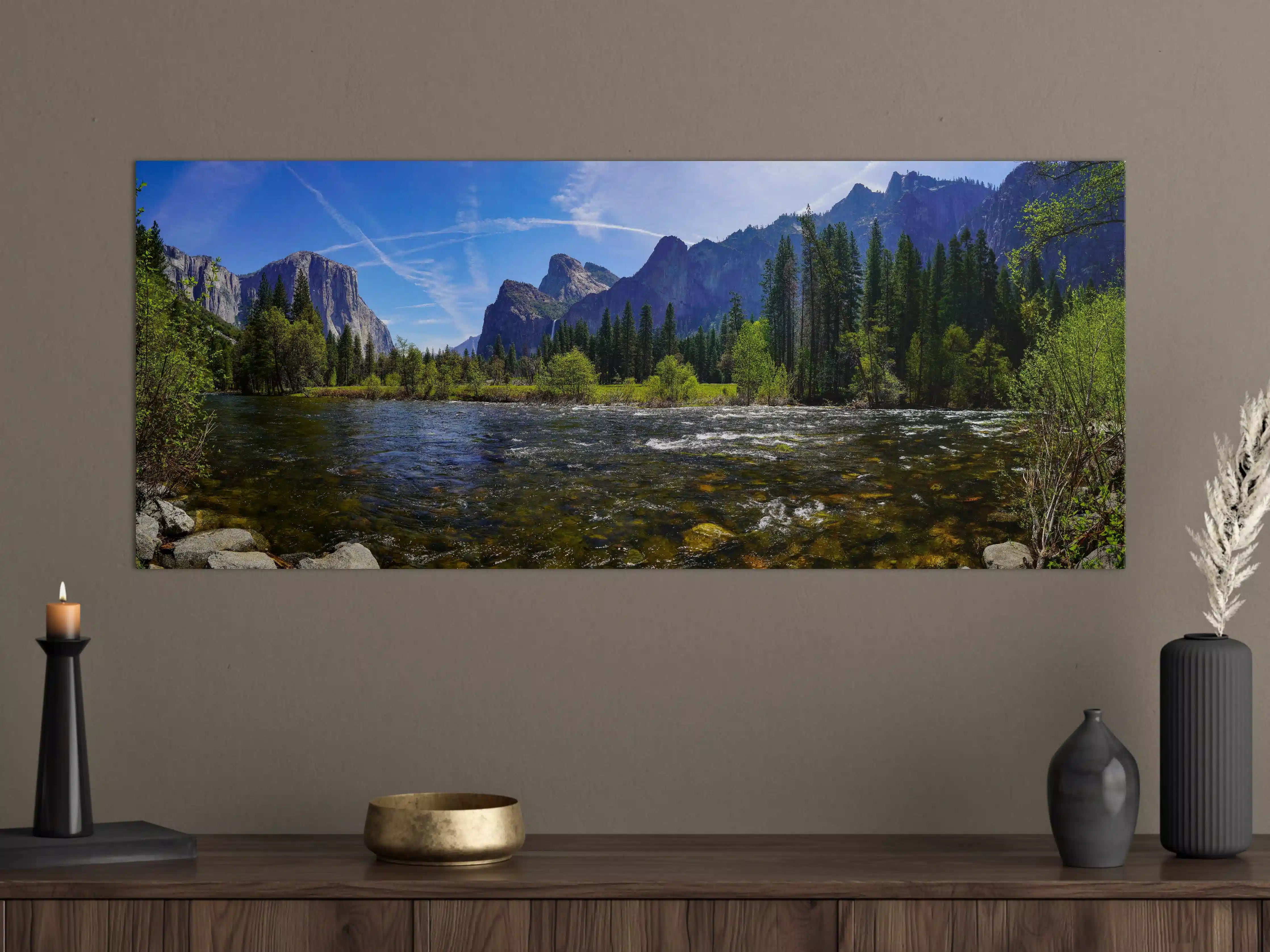 Große Wandbilder - Panoramablick im Yosemite-Nationalpark