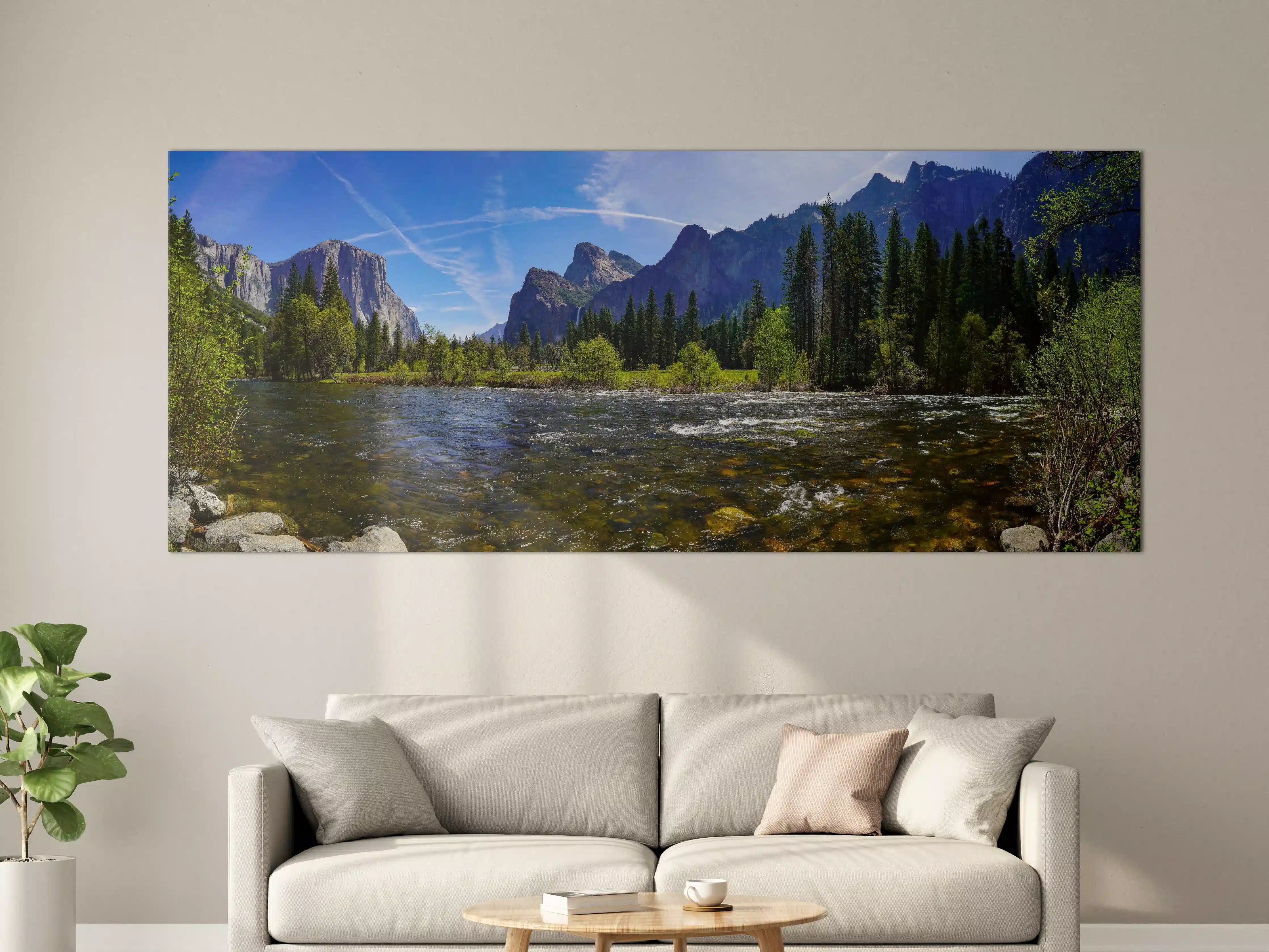 Große Wandbilder - Panoramablick im Yosemite-Nationalpark