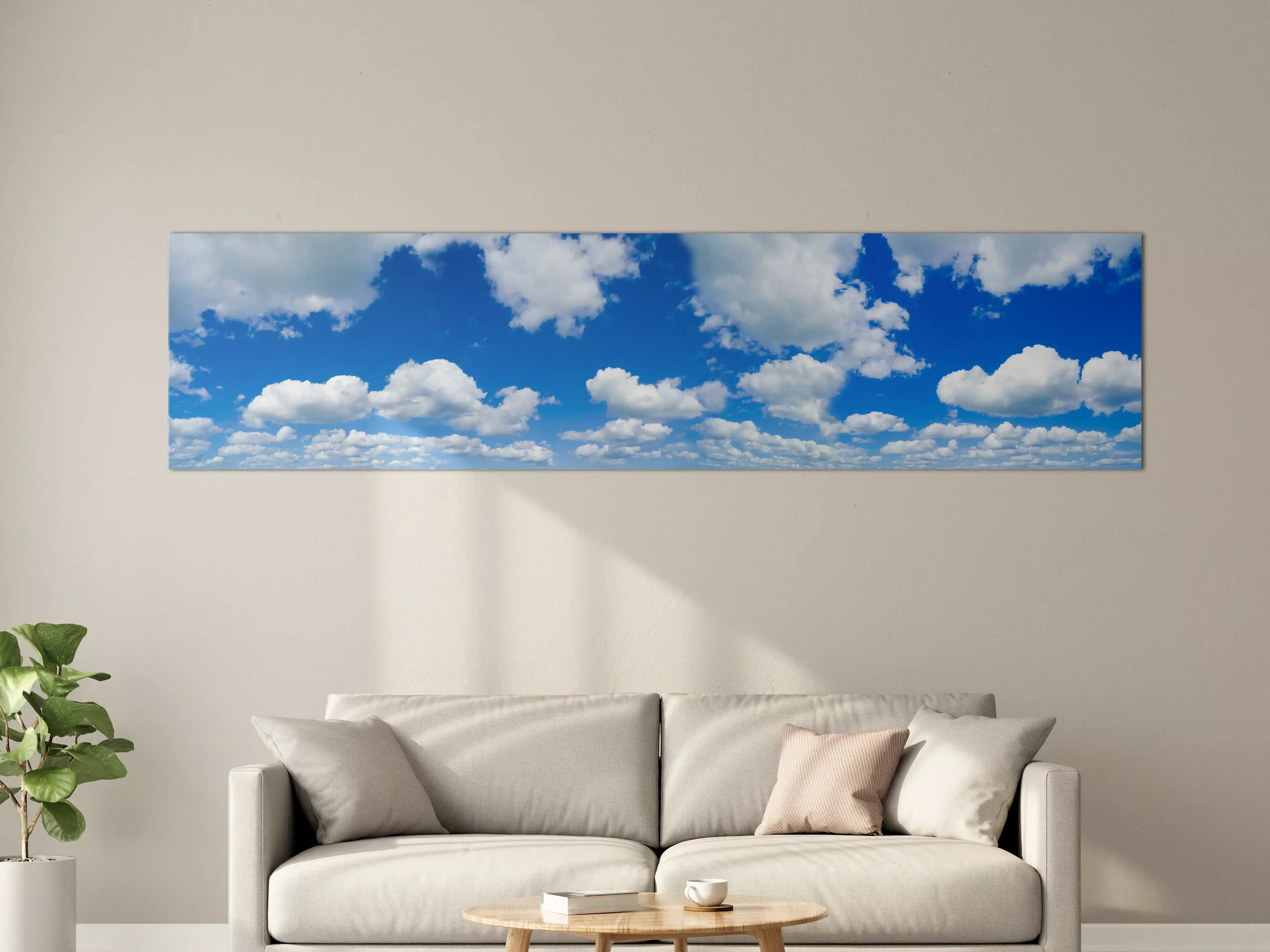Große Wandbilder - Panoramischer Himmel mit Wolken
