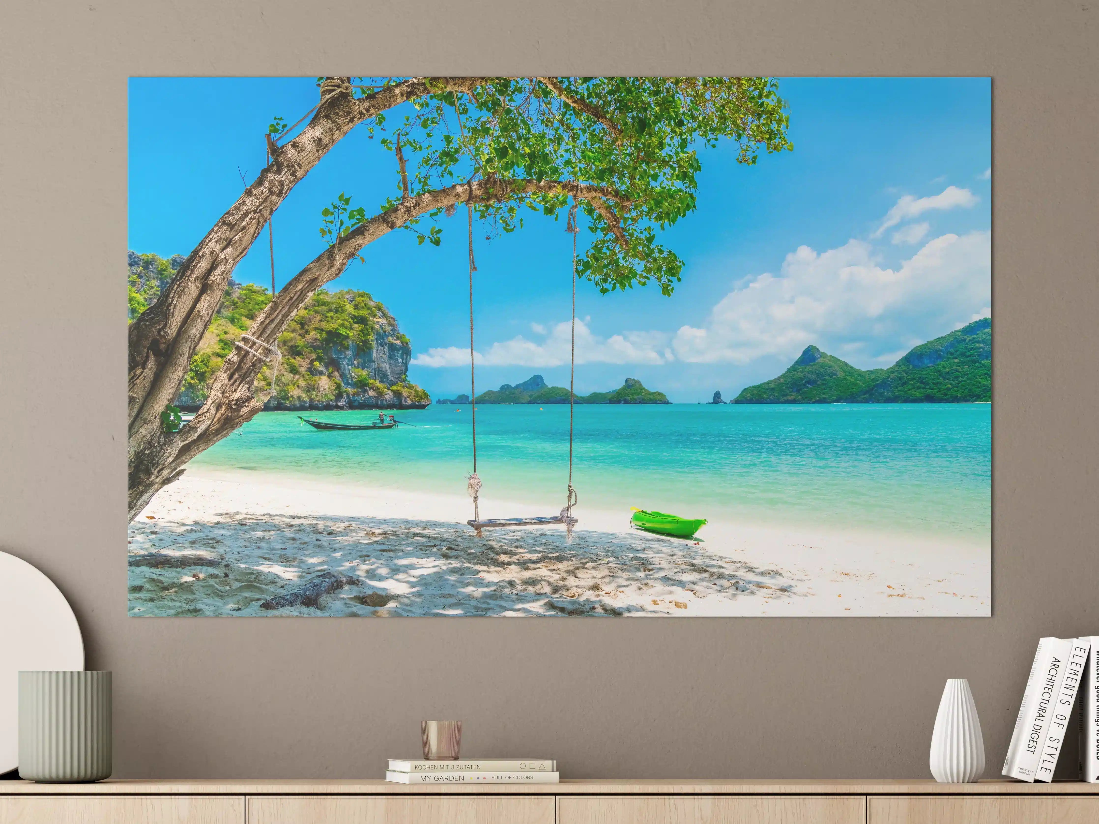 Große Wandbilder - Paradiesischer Strand in Thailand