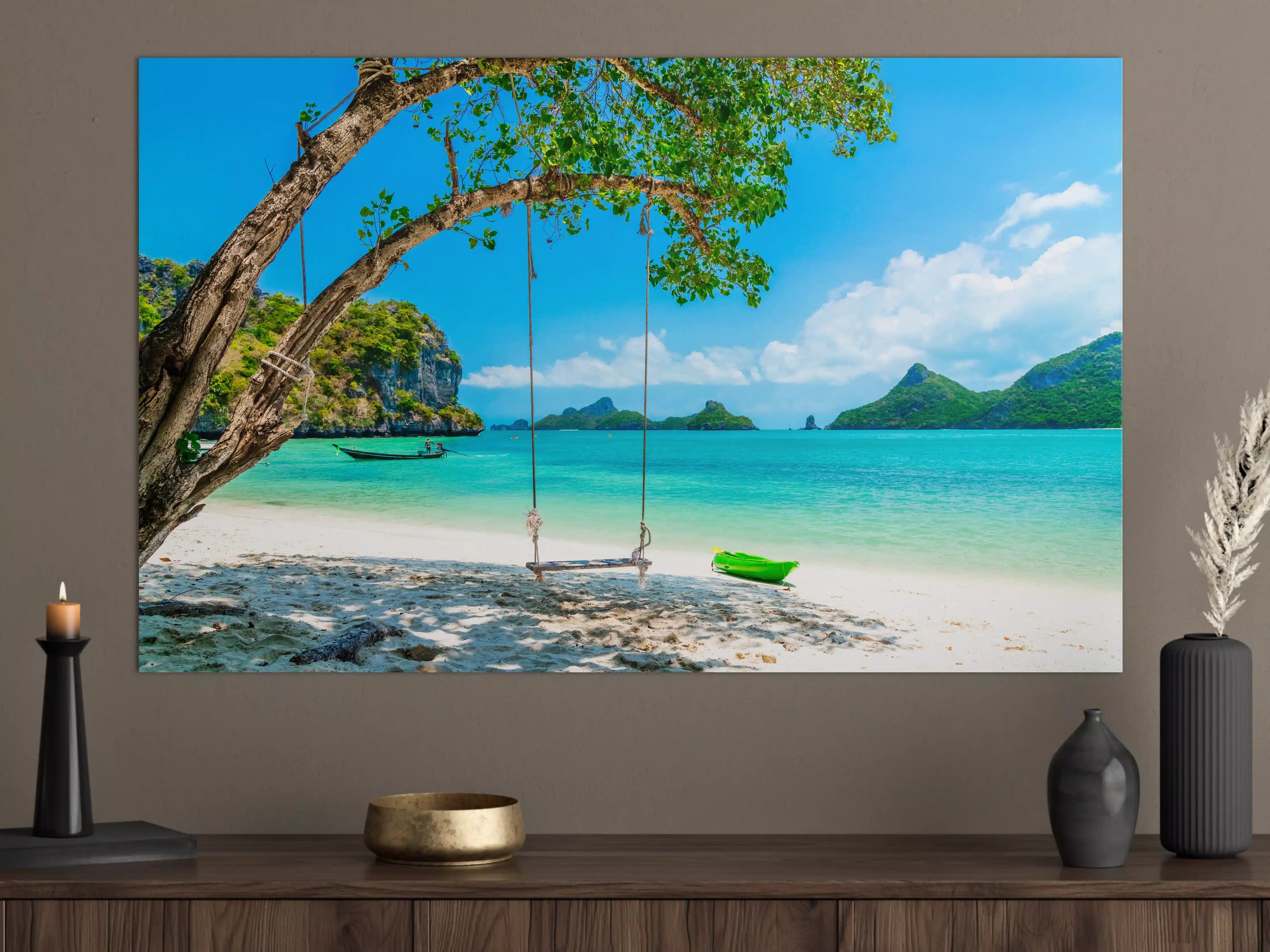 Große Wandbilder - Paradiesischer Strand in Thailand