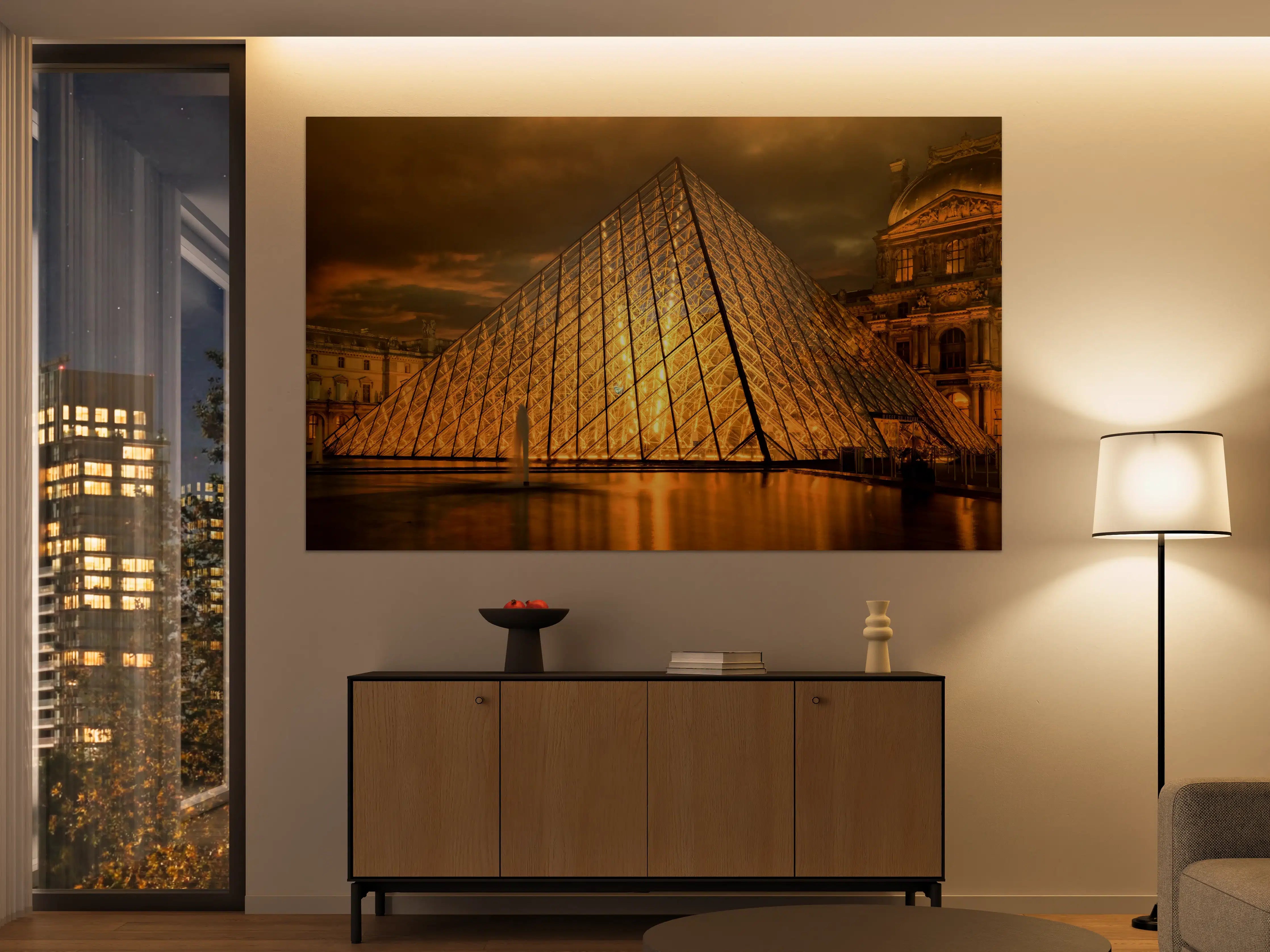 Große Wandbilder - Paris Le Louvre