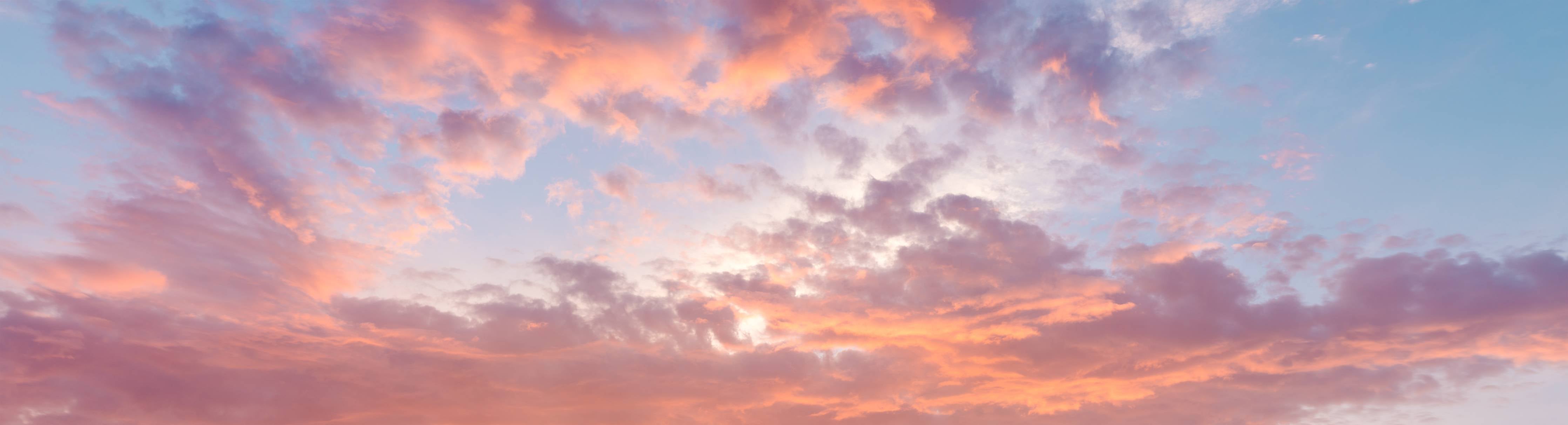 Große Wandbilder-Pastell-Sonnenuntergangs-Himmel
