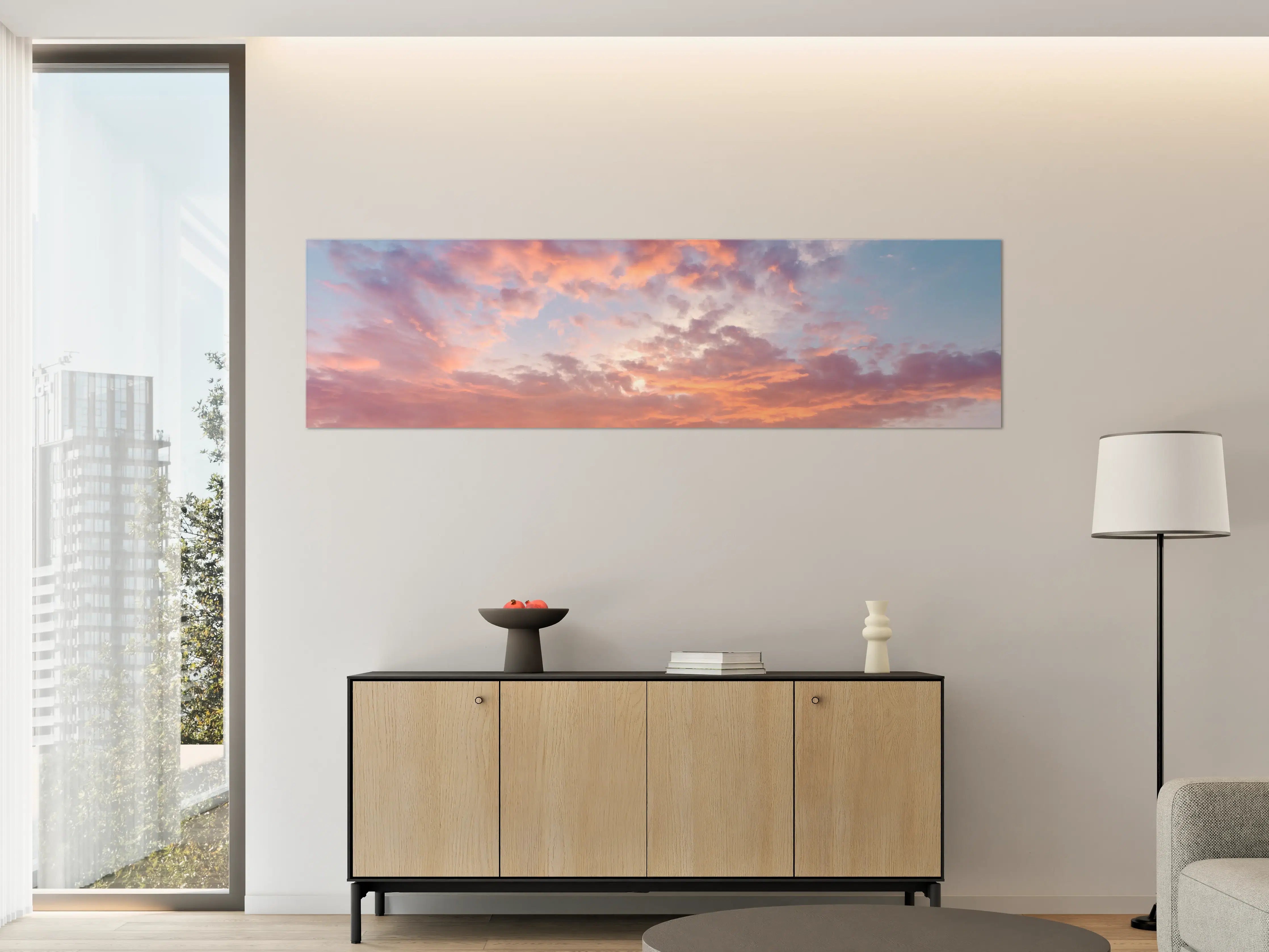 Große Wandbilder - Pastell-Sonnenuntergangs-Himmel