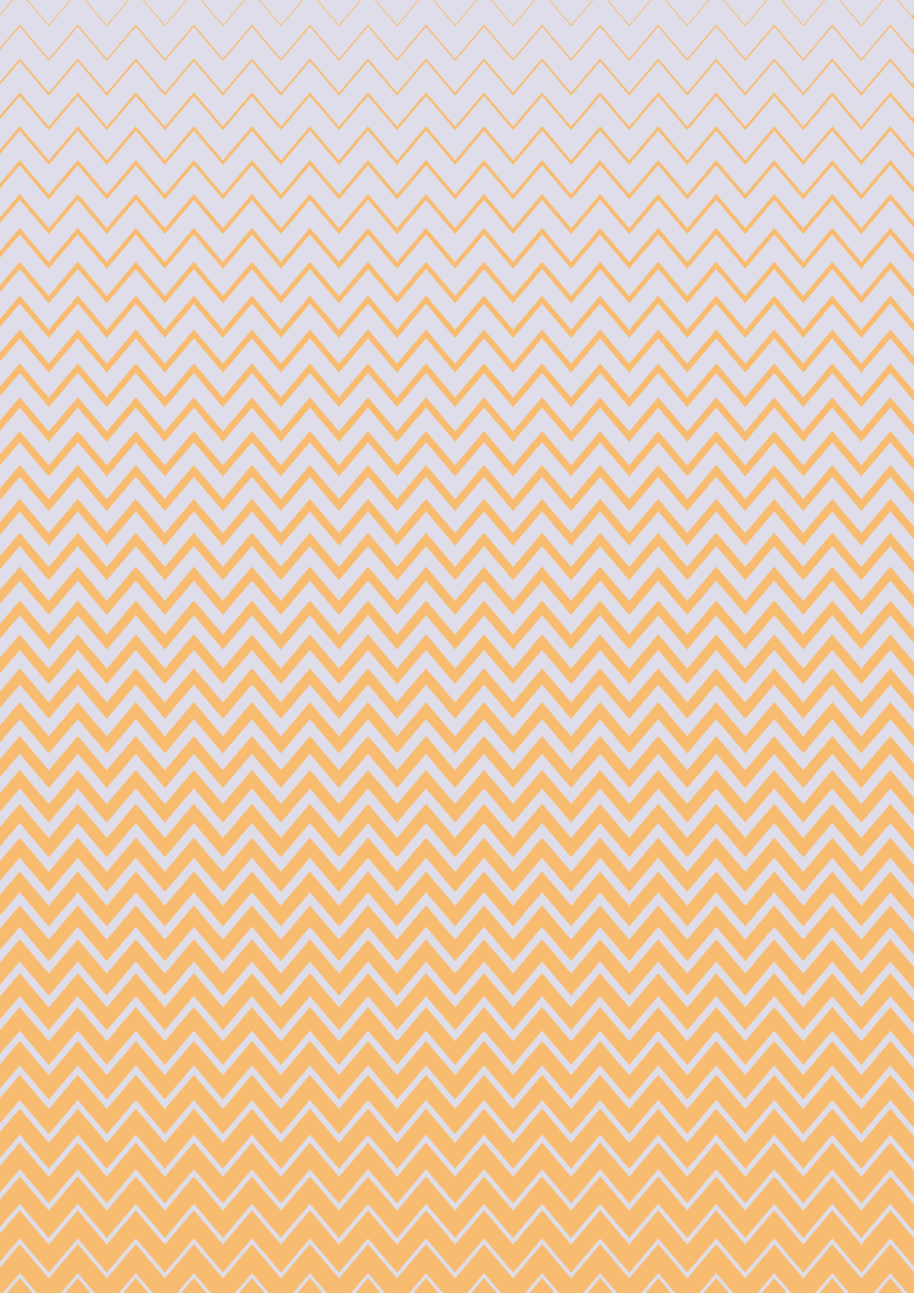 Große Wandbilder-Peach und Hellblau Zickzack-Muster