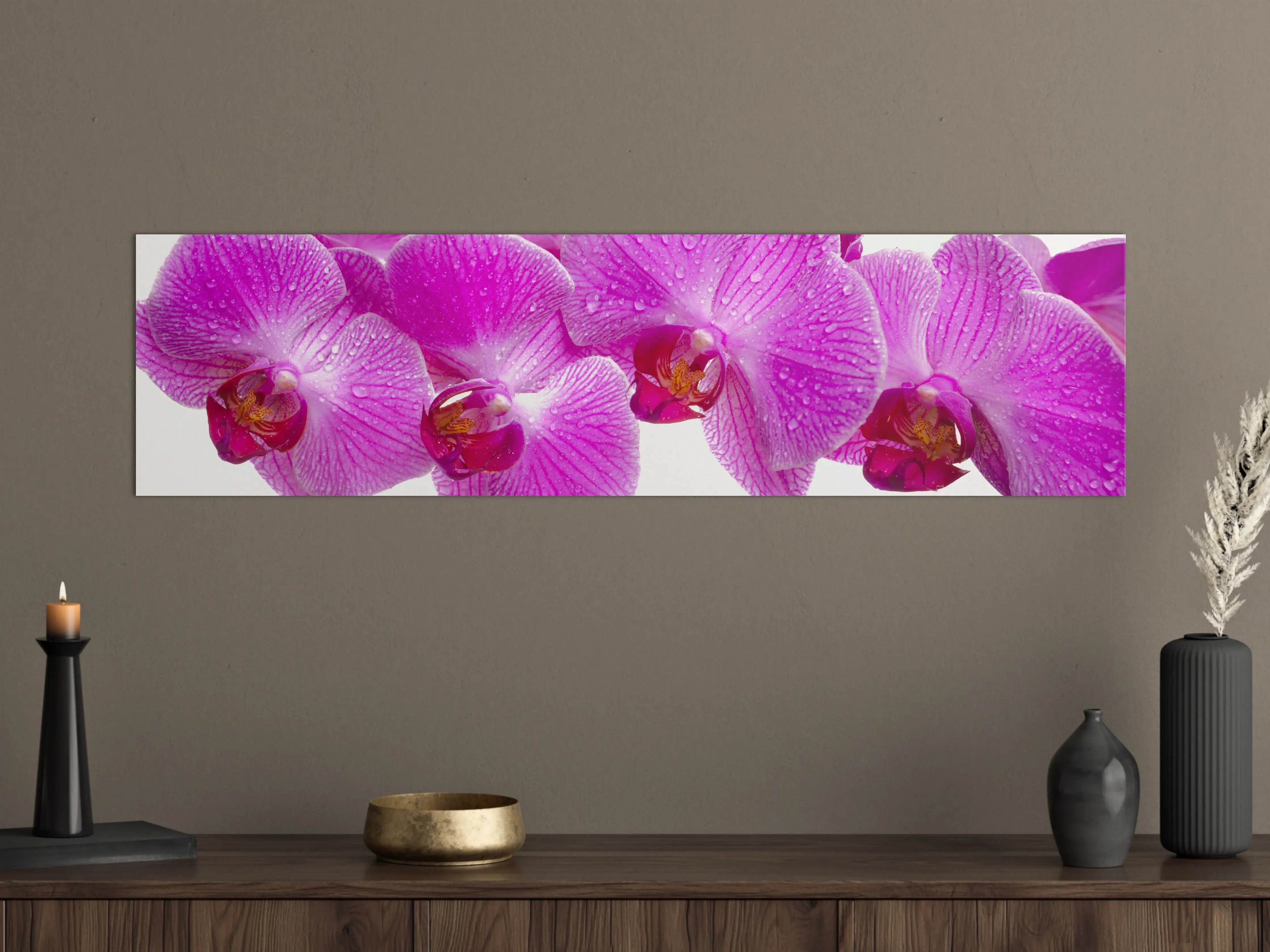 Große Wandbilder - Pinke Orchideen