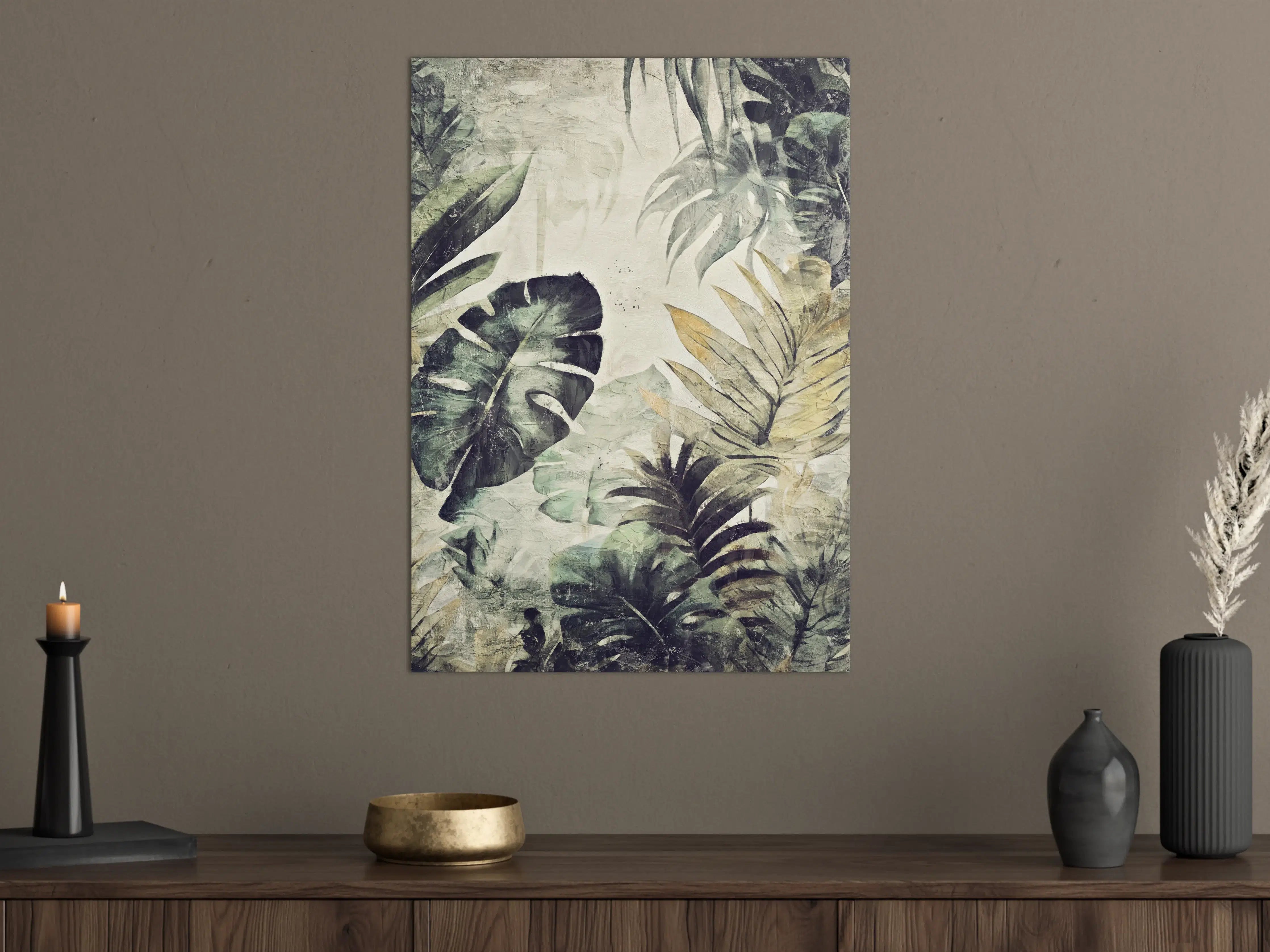 Große Wandbilder - Pinselkunst - Floral