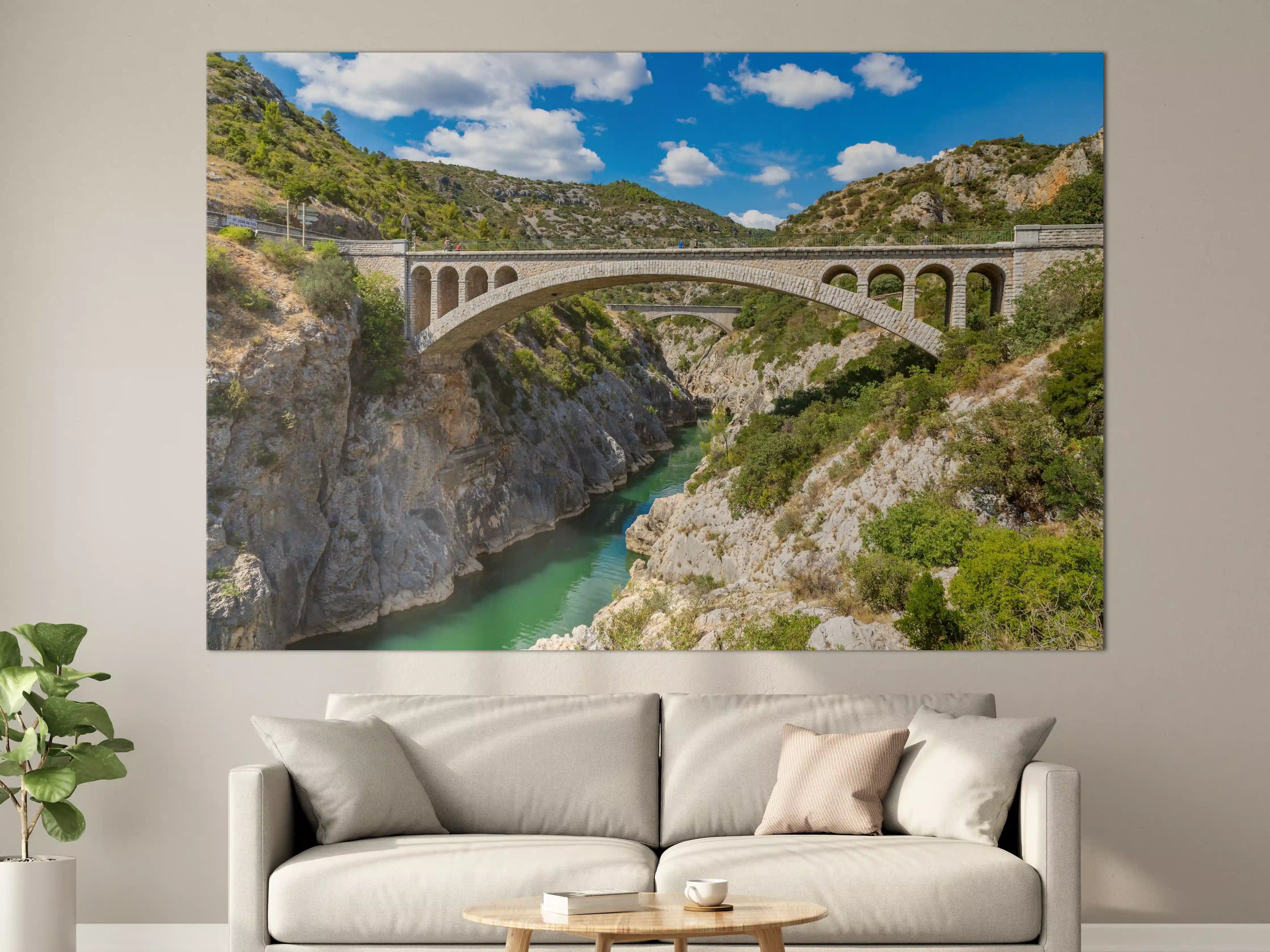 Große Wandbilder - Pont du Diable - Frankreich 
