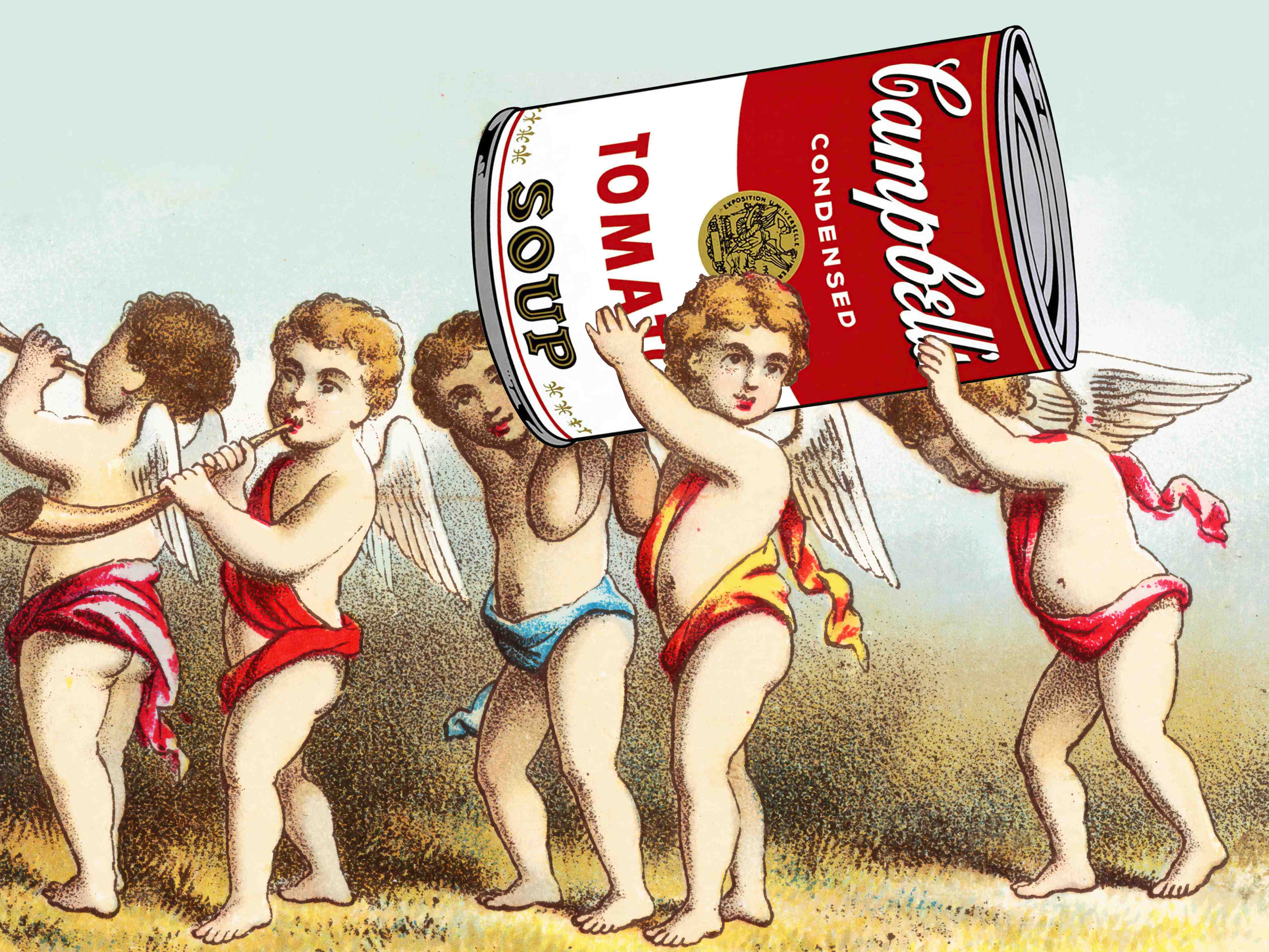 Große Wandbilder-Pop-Art-Campbell's Tomatensuppe
