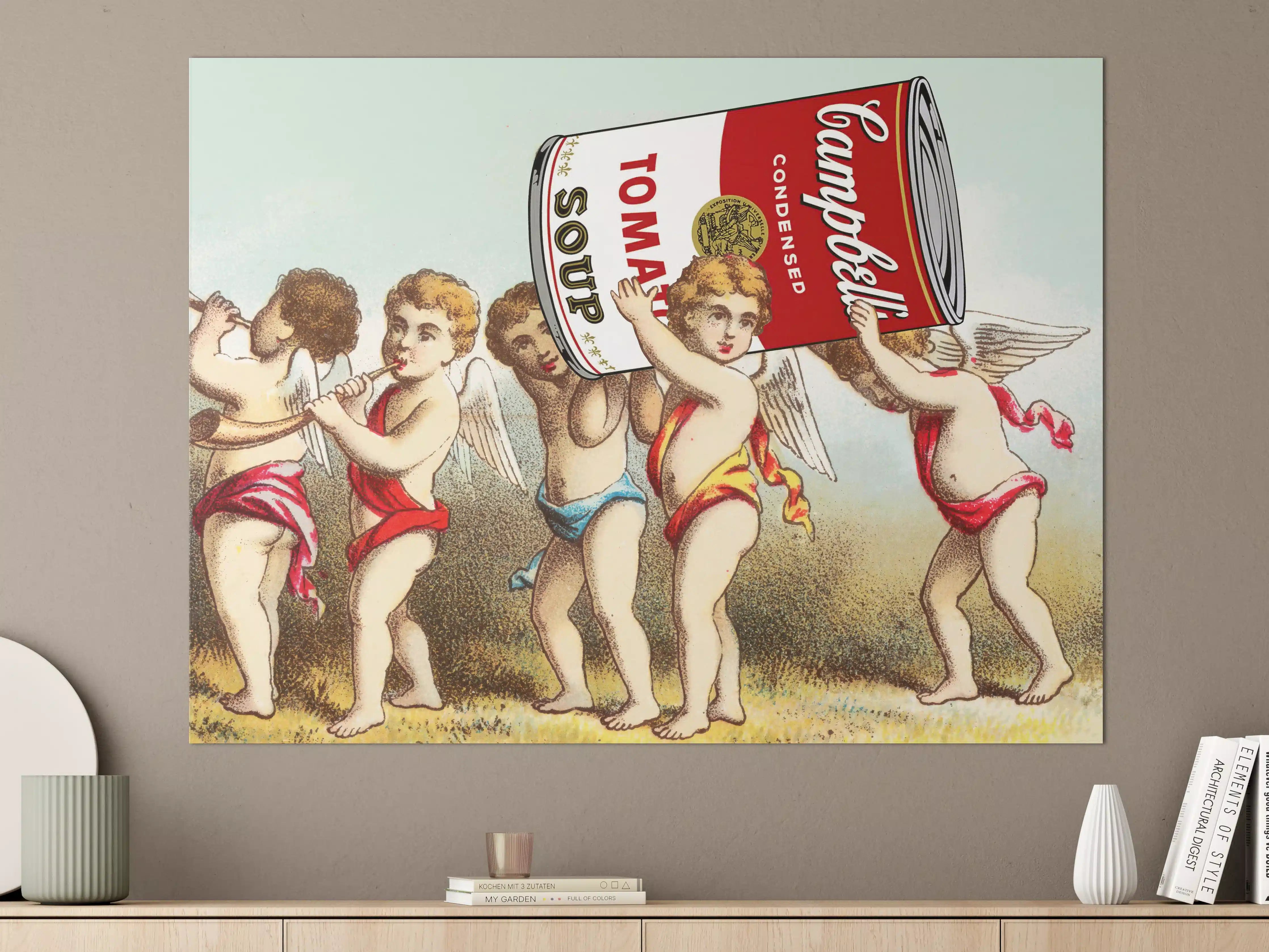 Große Wandbilder - Pop-Art-Campbell's Tomatensuppe