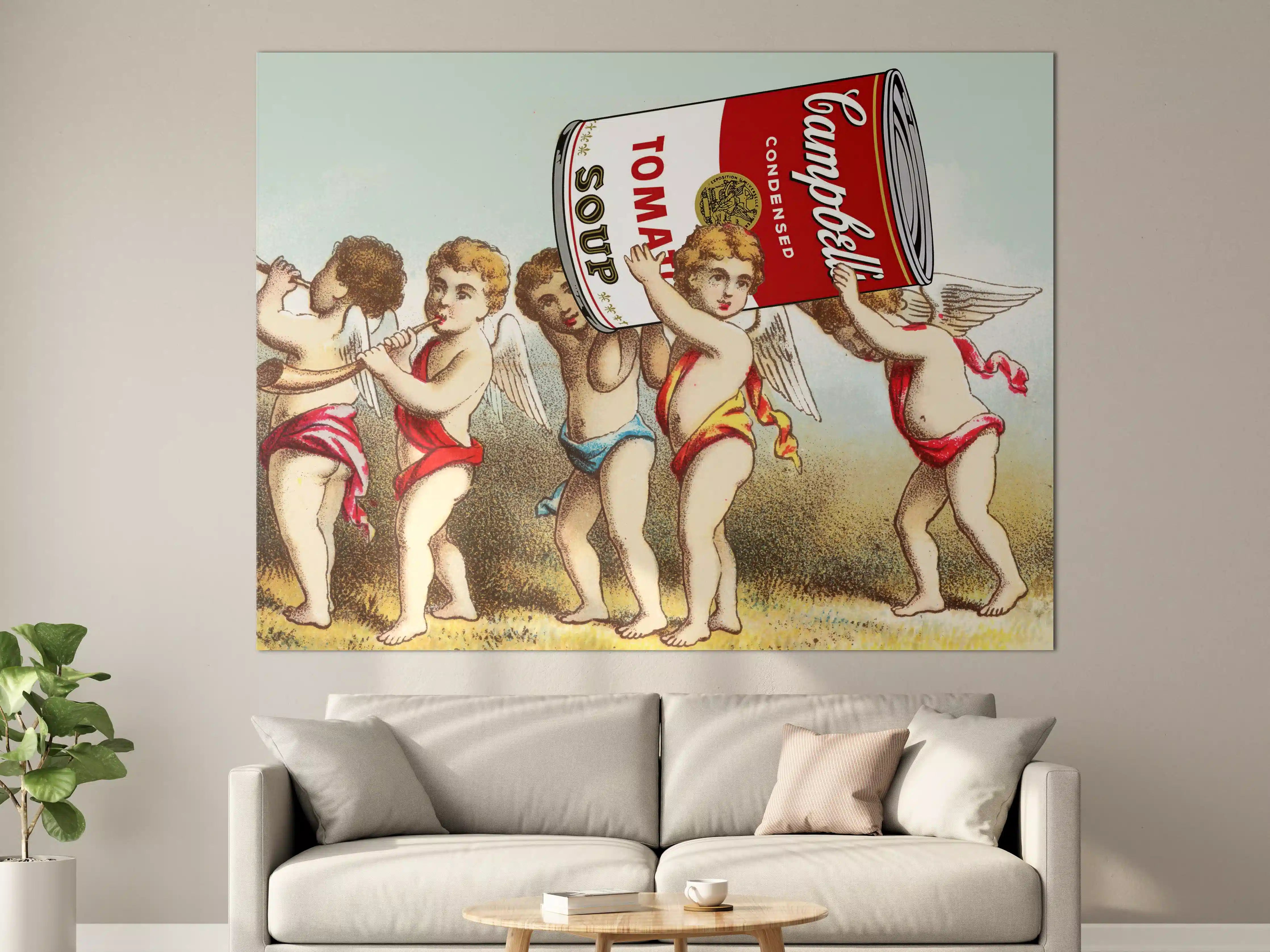 Große Wandbilder - Pop-Art-Campbell's Tomatensuppe