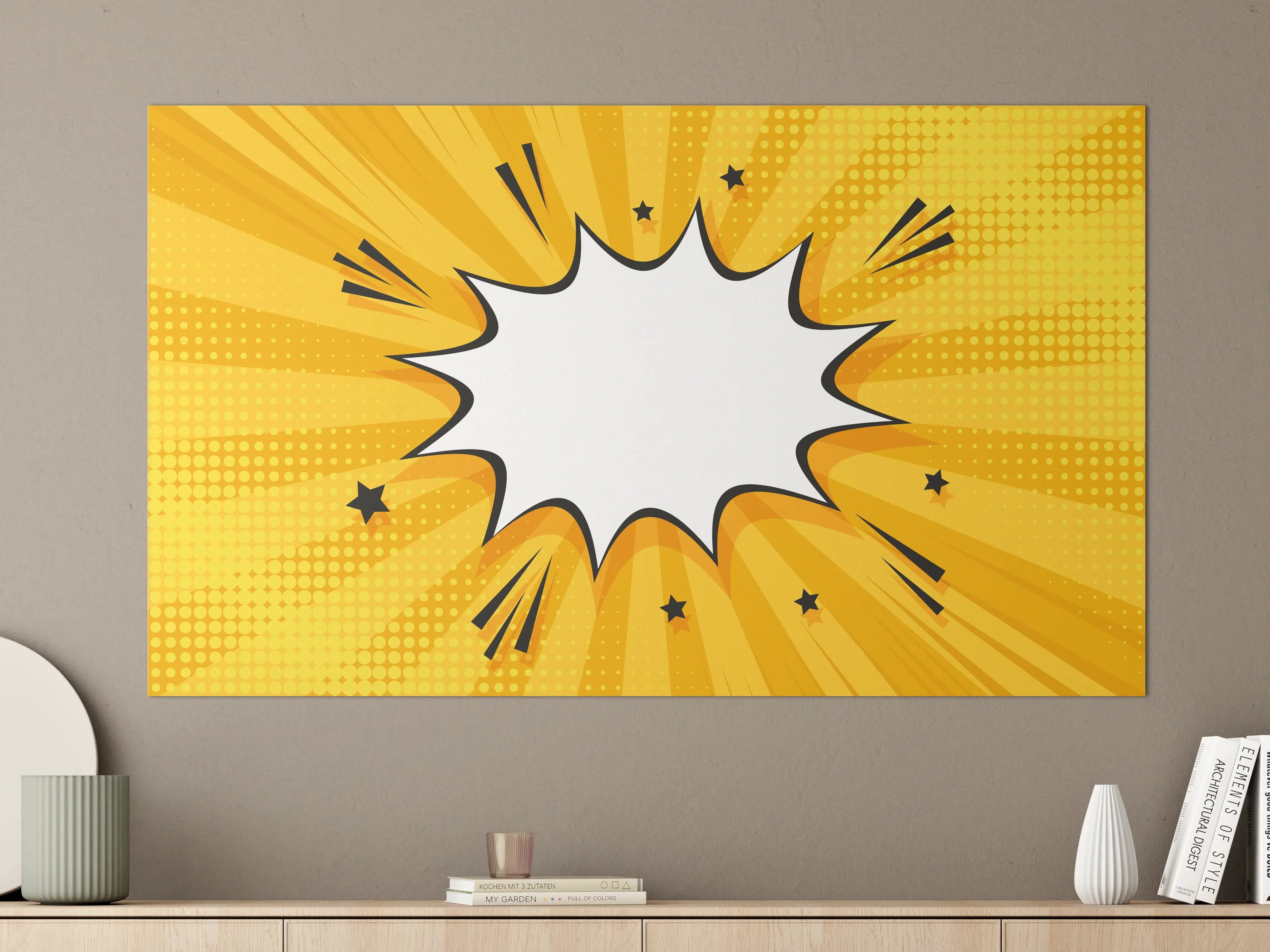 Große Wandbilder - Pop-Art Comic Explosion