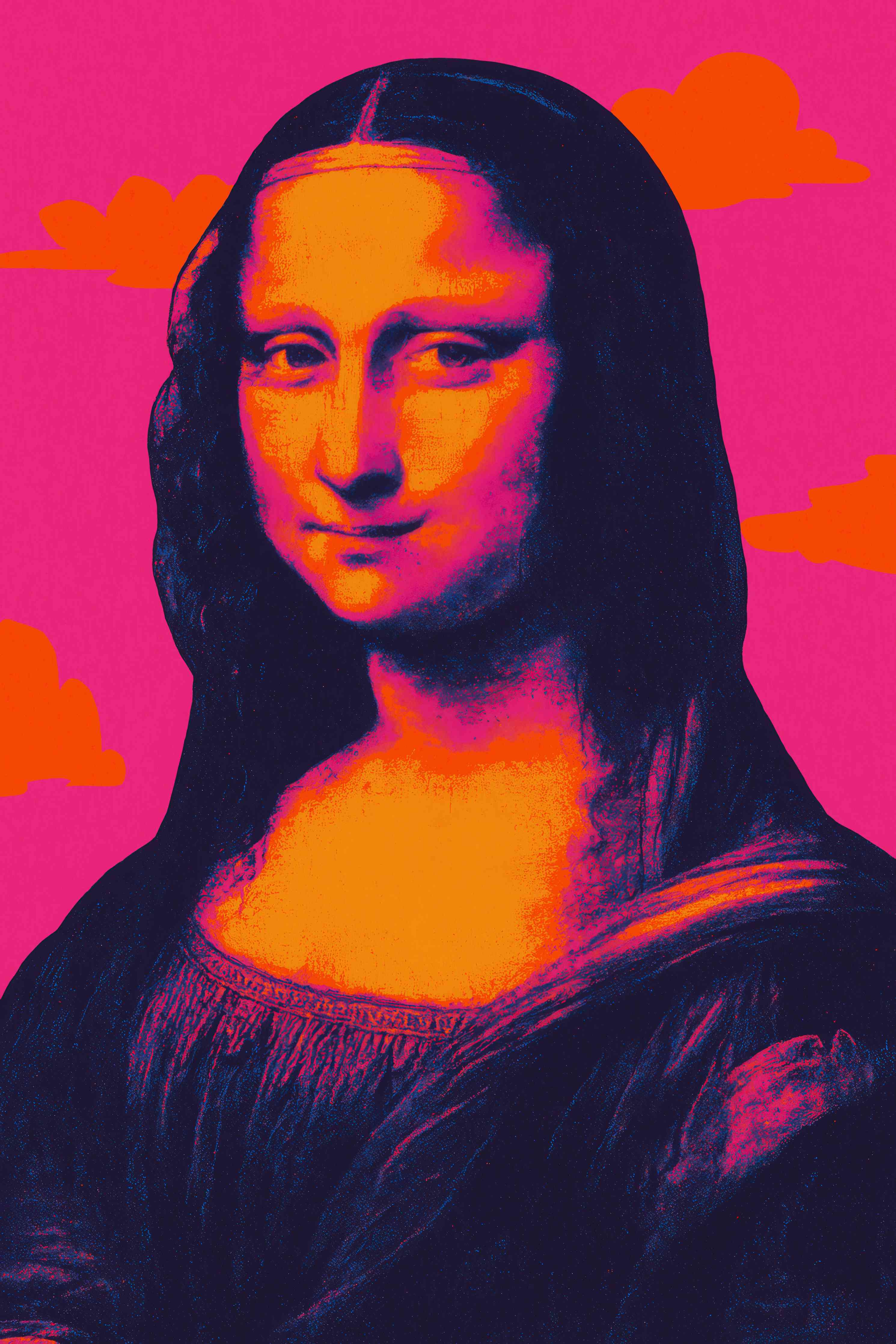 Große Wandbilder-Pop Art Mona Lisa