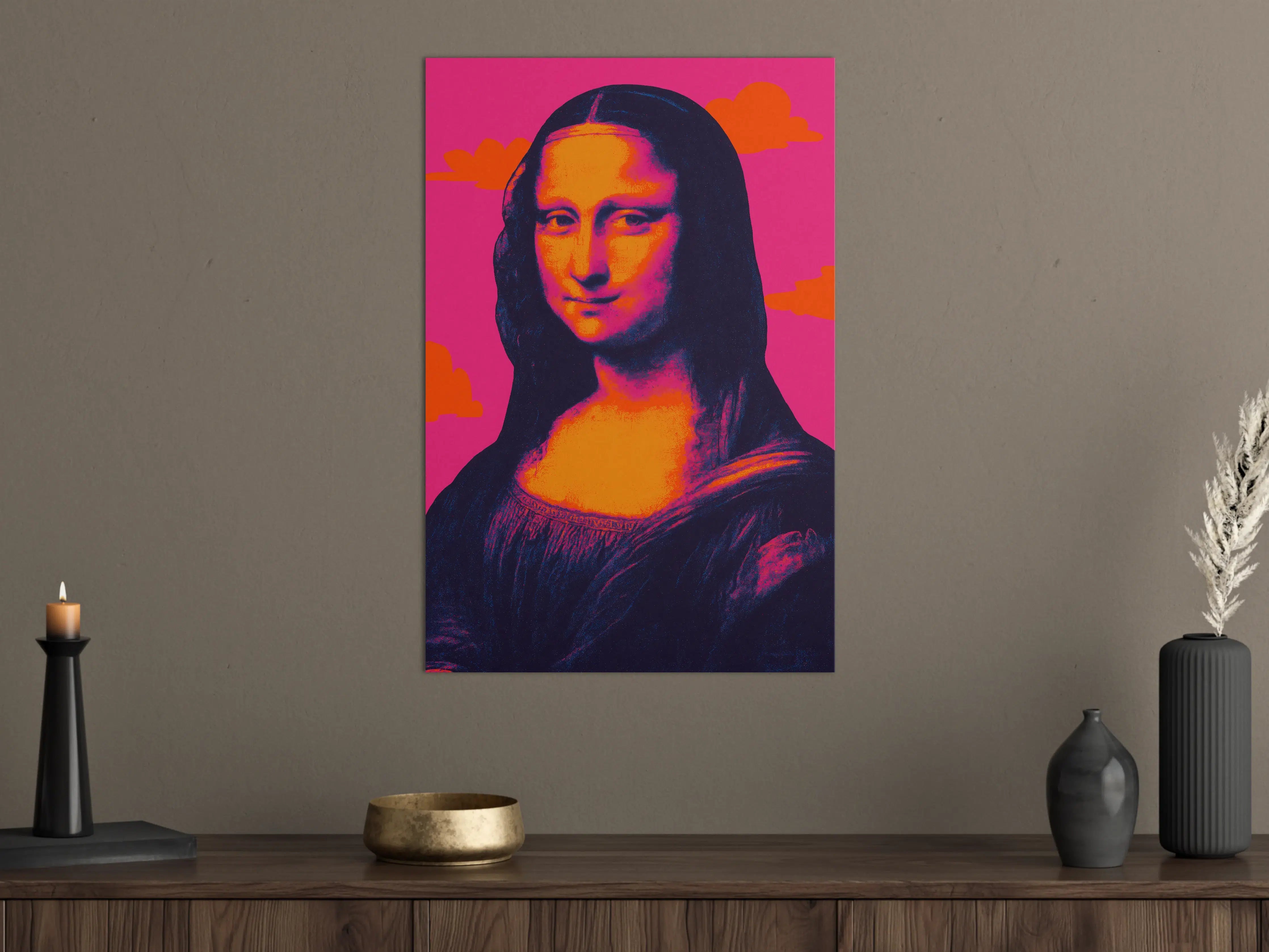 Große Wandbilder - Pop Art Mona Lisa