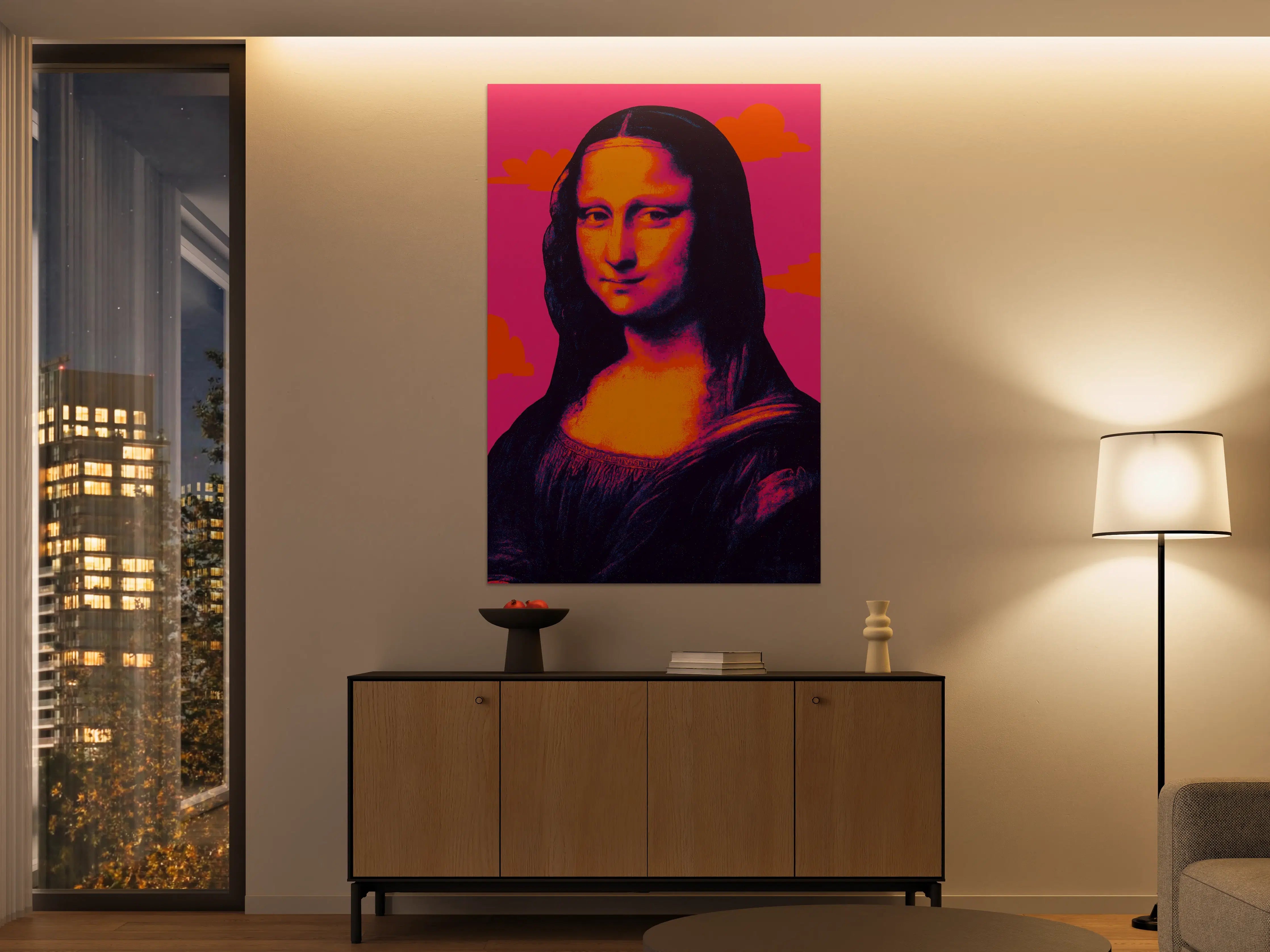 Große Wandbilder - Pop Art Mona Lisa